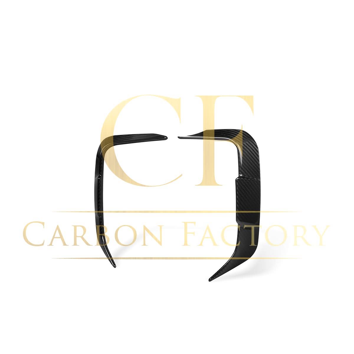 SQ Style Pre-Preg Carbon Fibre Rear Side Canards for BMW F98 X4M LCI - Carbon Factory