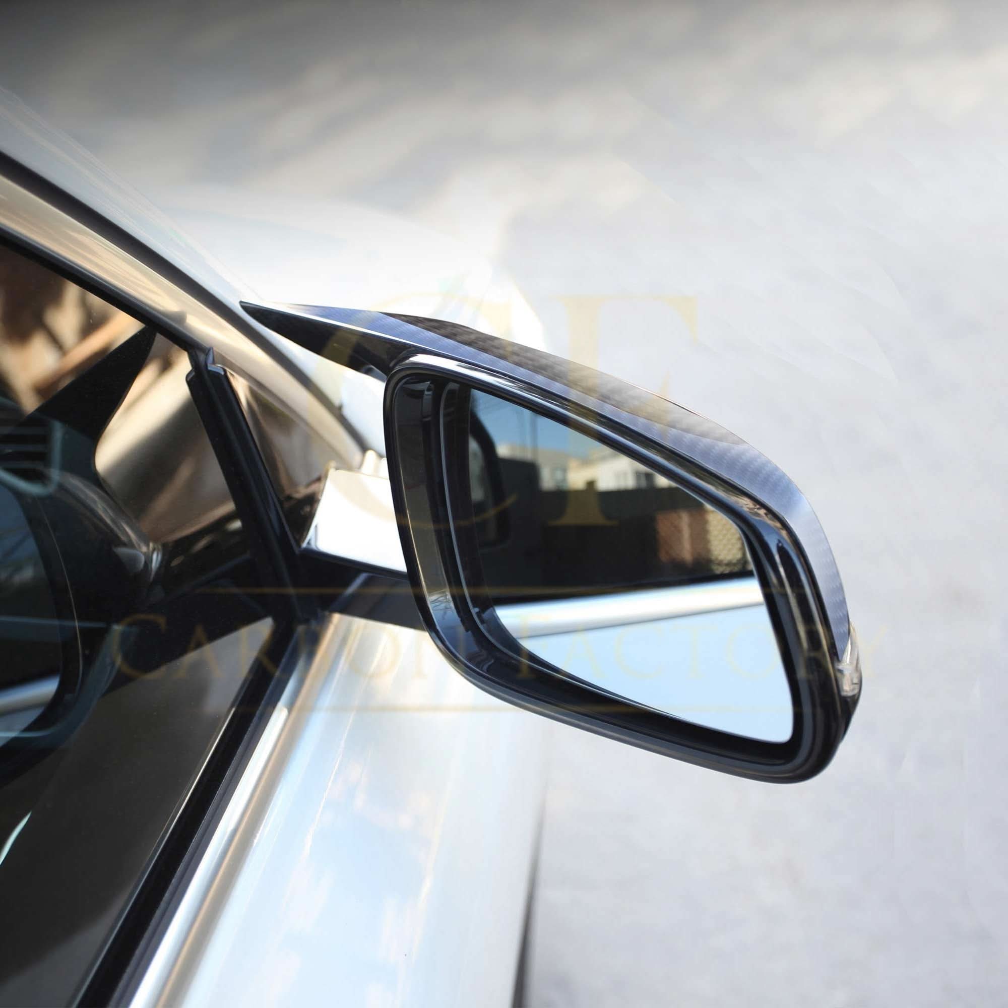 CF Style Pre-Preg Carbon Fibre Mirror Covers for Toyota Supra A90 19-24 - Carbon Factory