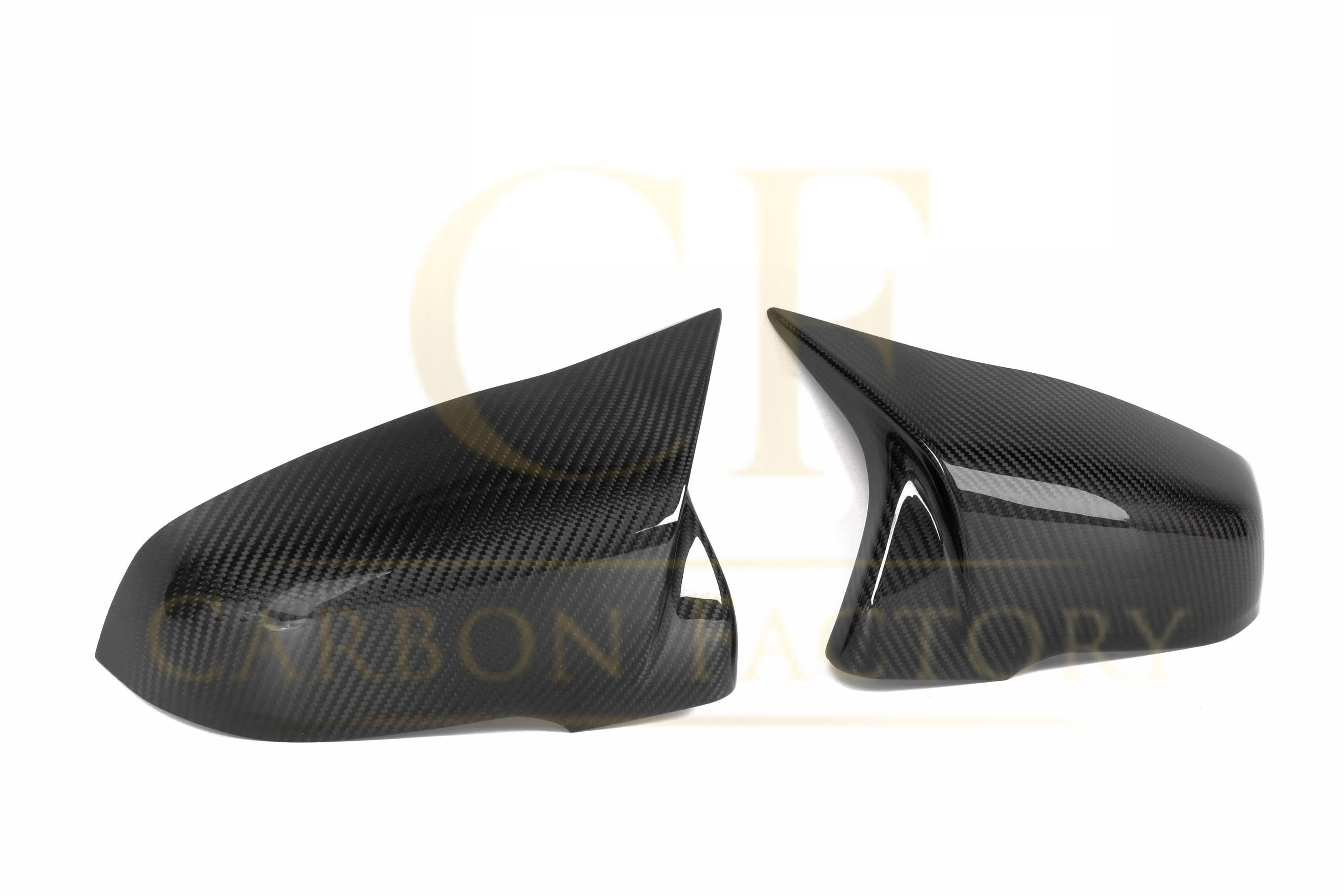 CF Style Pre-Preg Carbon Fibre Mirror Covers for Toyota Supra A90 19-24 - Carbon Factory