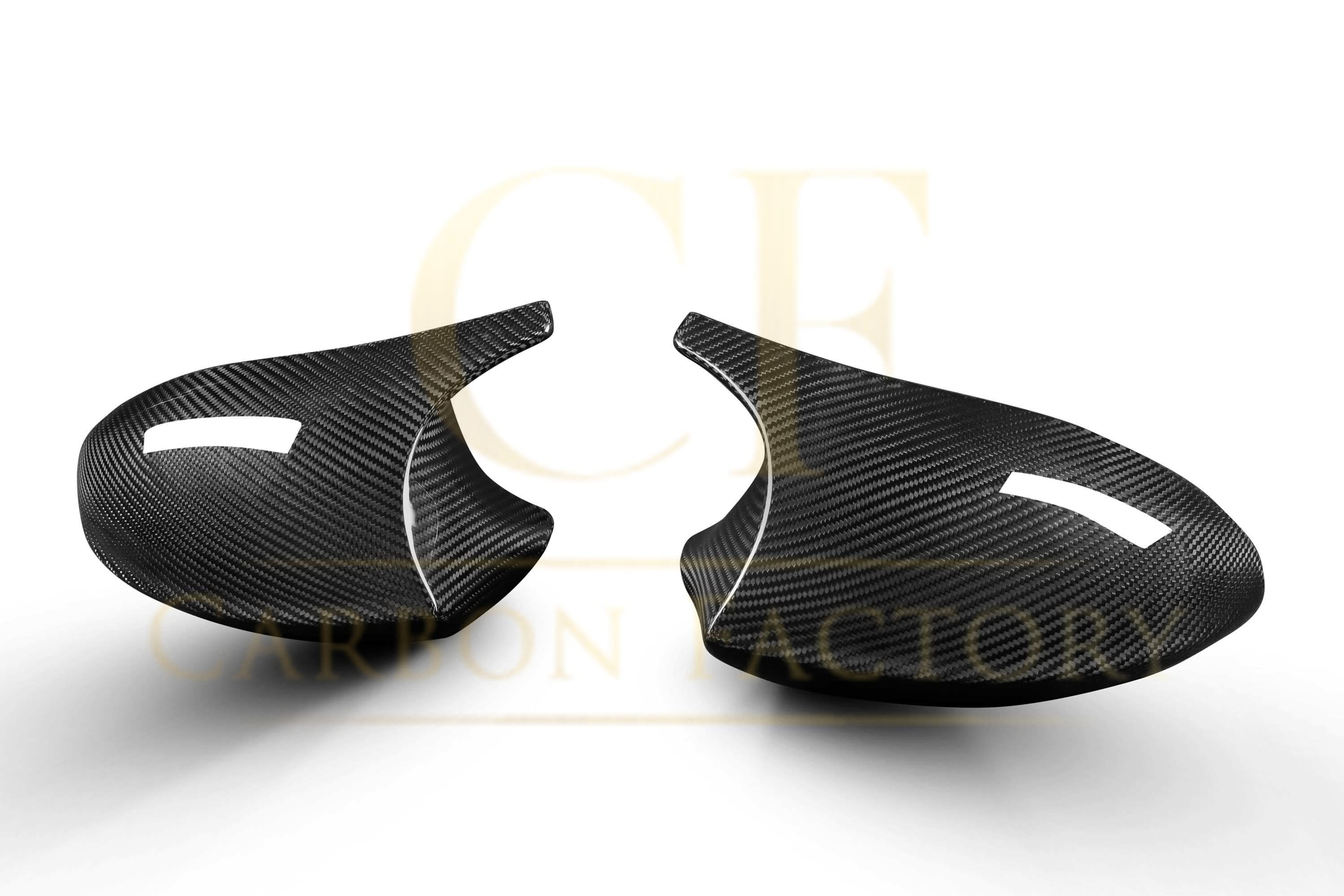 CF Style Pre-Preg Carbon Fibre Replacement Mirror Covers for BMW E81 E82 E87 E88 1 Series E90 E92 E93 3 Series Pre-LCI - Carbon Factory