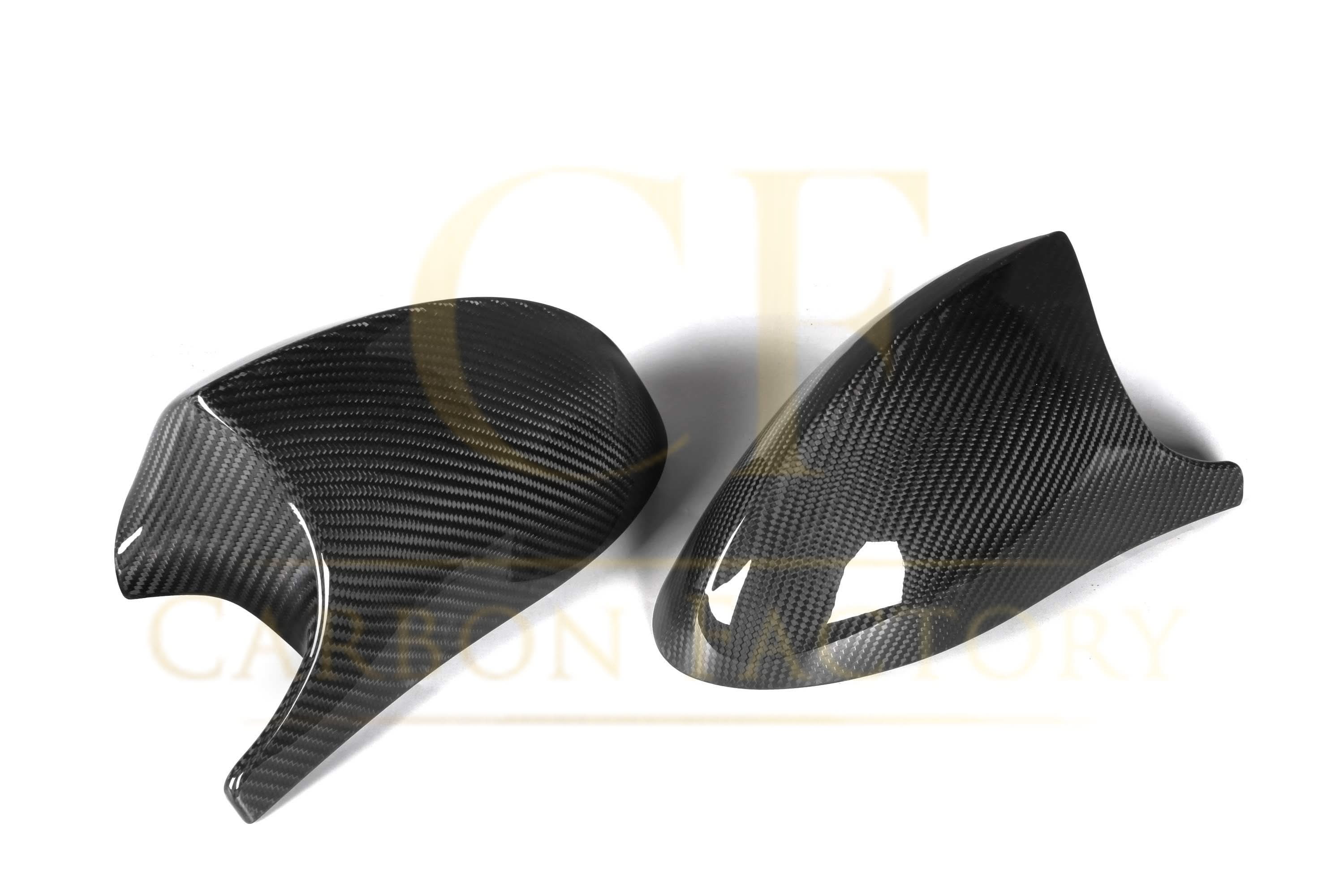 CF Style Pre-Preg Carbon Fibre Replacement Mirror Covers for BMW E81 E82 E87 E88 1 Series E90 E92 E93 3 Series Pre-LCI - Carbon Factory