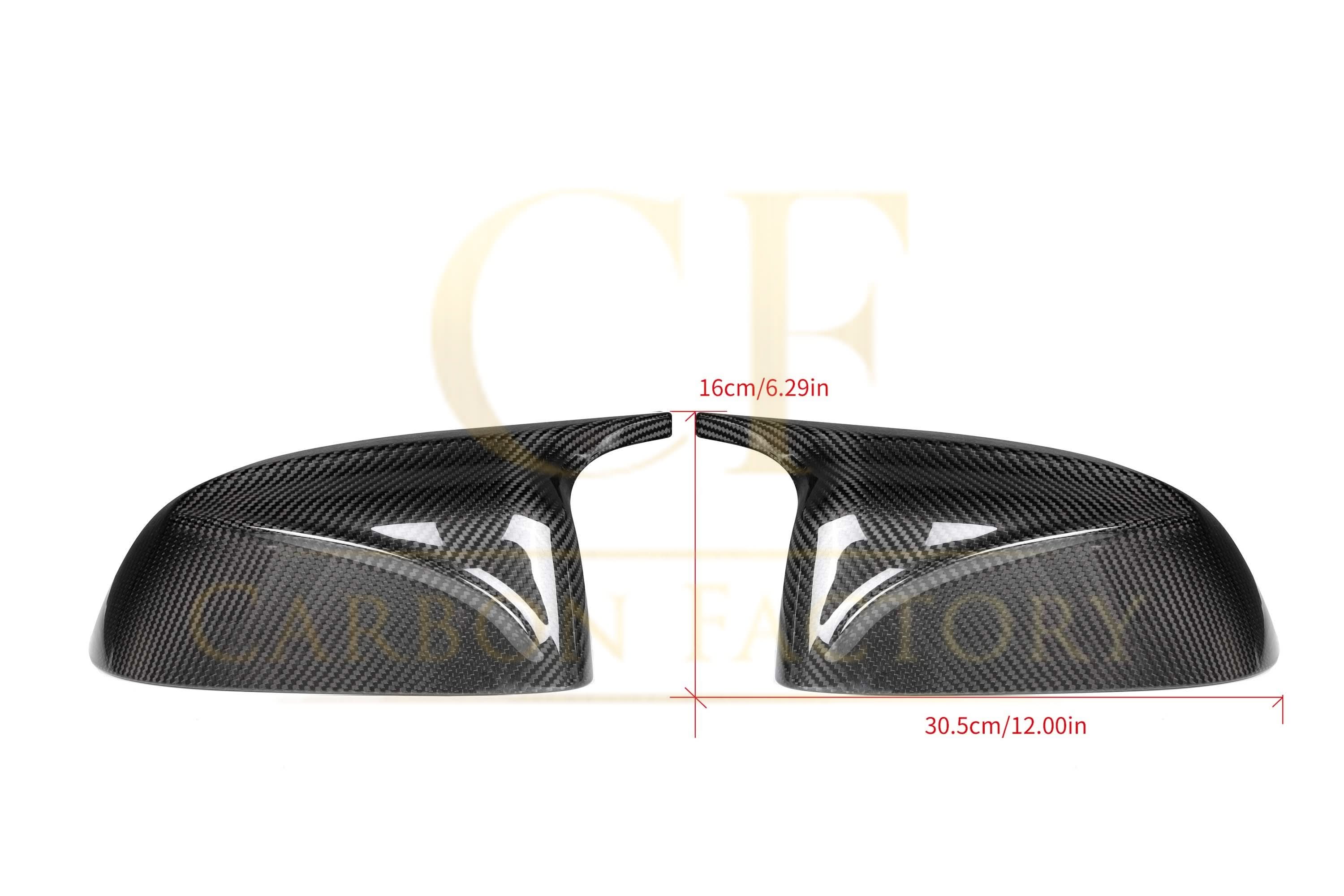 CF Style Pre-Preg Carbon Fibre Replacement Mirror Covers for BMW G06 X6 G07 X7 19-25 - Carbon Factory
