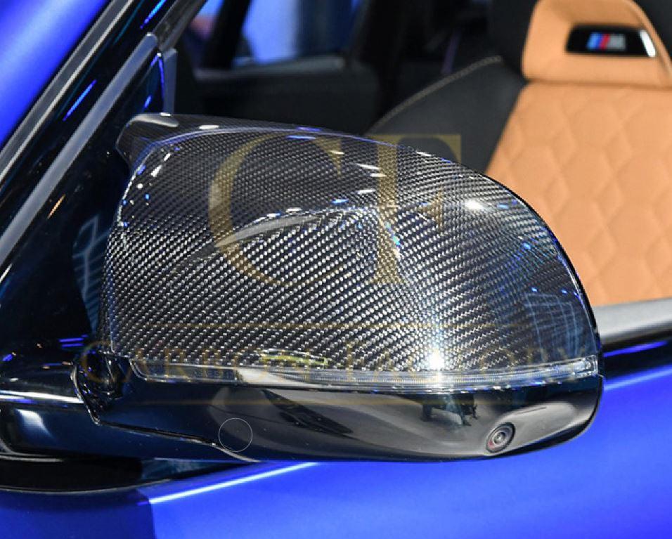 MP Style Pre-Preg Carbon Fibre Replacement Mirror Covers for BMW G01 M40 F97 X3M F98 X4M F95 X5M F96 X6M 18-25 - Carbon Factory
