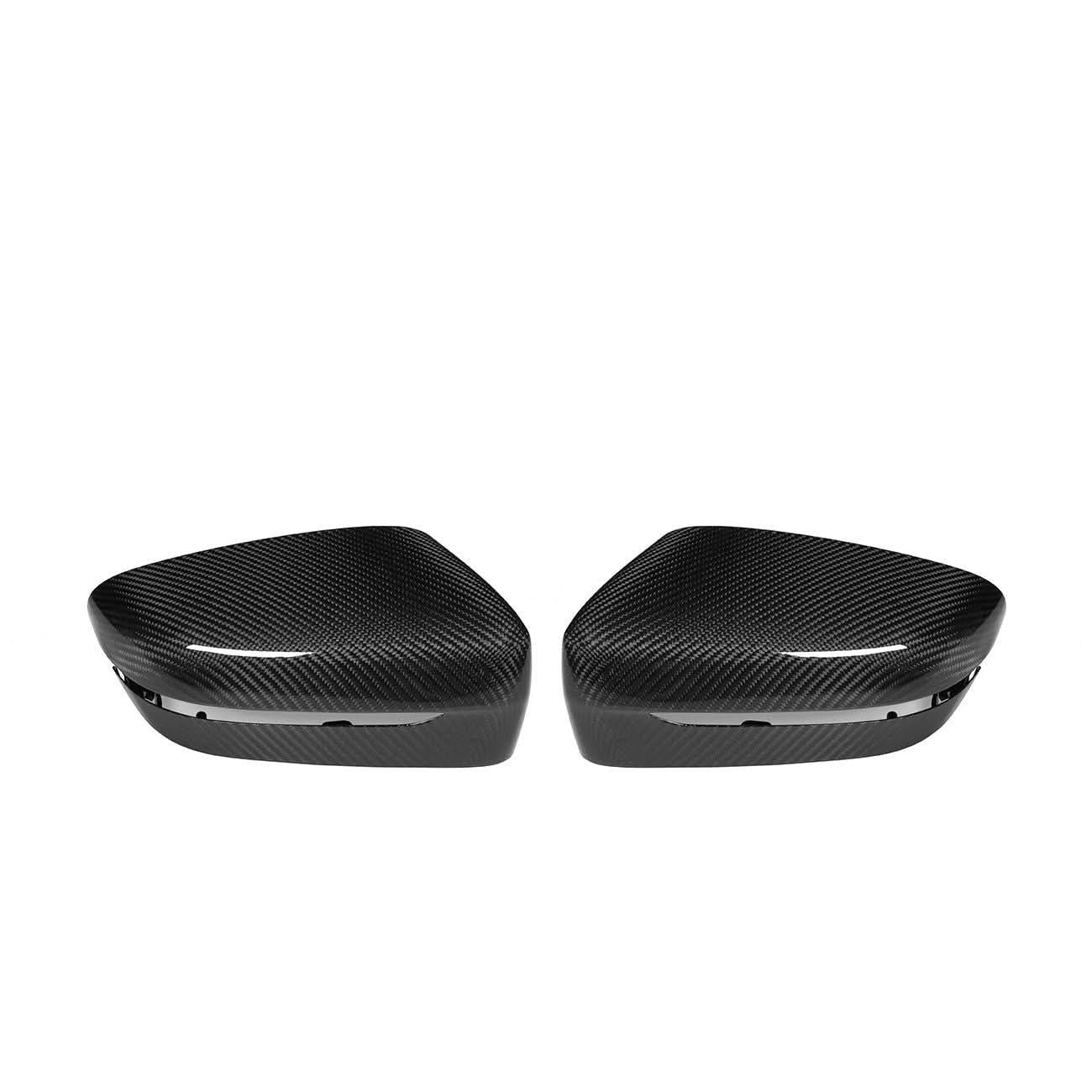 OEM Style Pre-Preg Carbon Fibre Replacement Mirror Covers for BMW G11 G12 7 Series LHD 15-22 - Carbon Factory