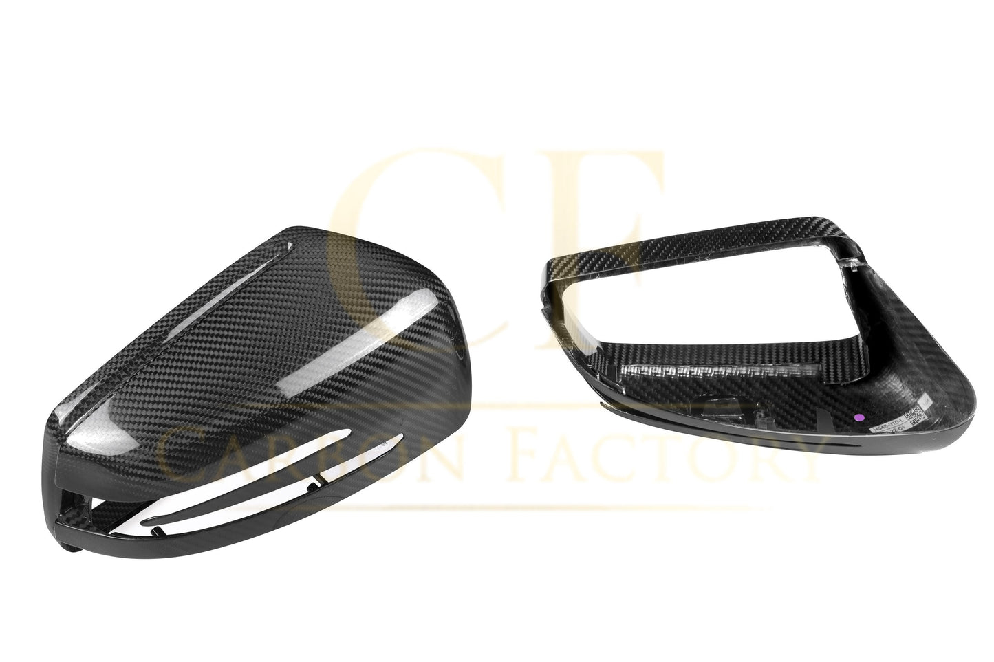 OEM Style Pre-Preg Carbon Fibre Replacement Mirror Covers for Mercedes Benz Universal - Carbon Factory