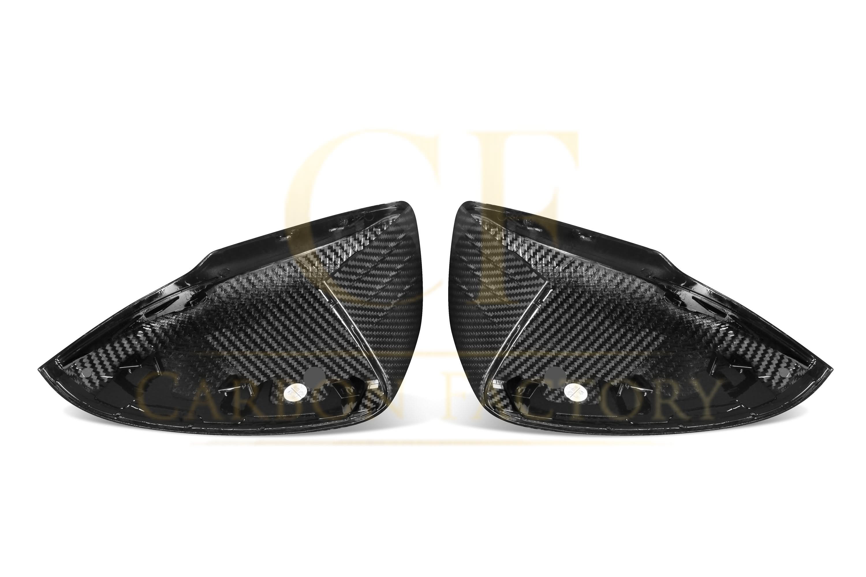 Pre-Preg Carbon Fibre Replacement Mirror Covers for Mercedes Benz W177 A Class CLA 19-Present - Carbon Factory