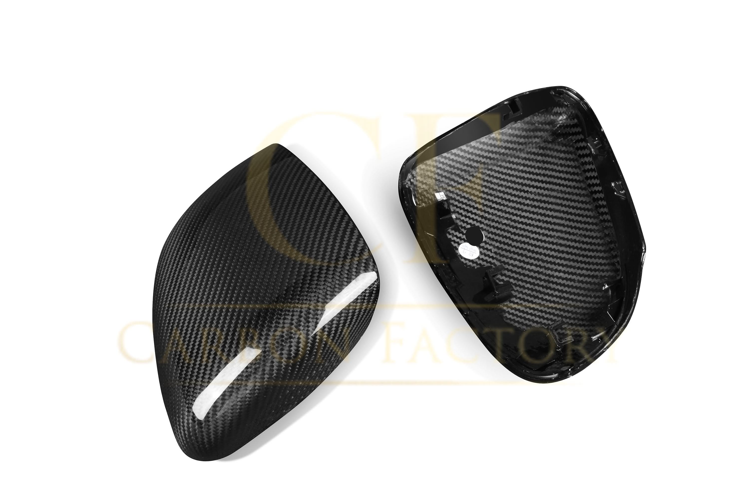 Pre-Preg Carbon Fibre Replacement Mirror Covers for Mercedes Benz W177 A Class CLA 19-Present - Carbon Factory