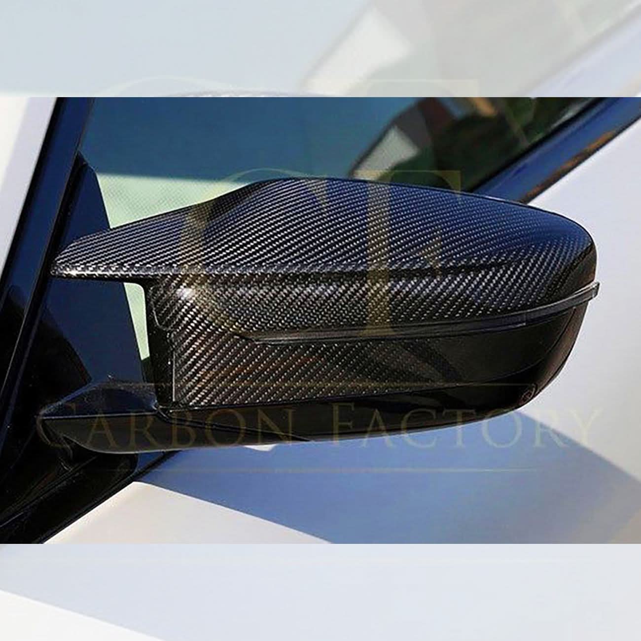 Pre-Preg Carbon Fibre Replacement Mirror Covers for BMW G87 M2 G80 M3 G82 G83 M4 20-Present - Carbon Factory