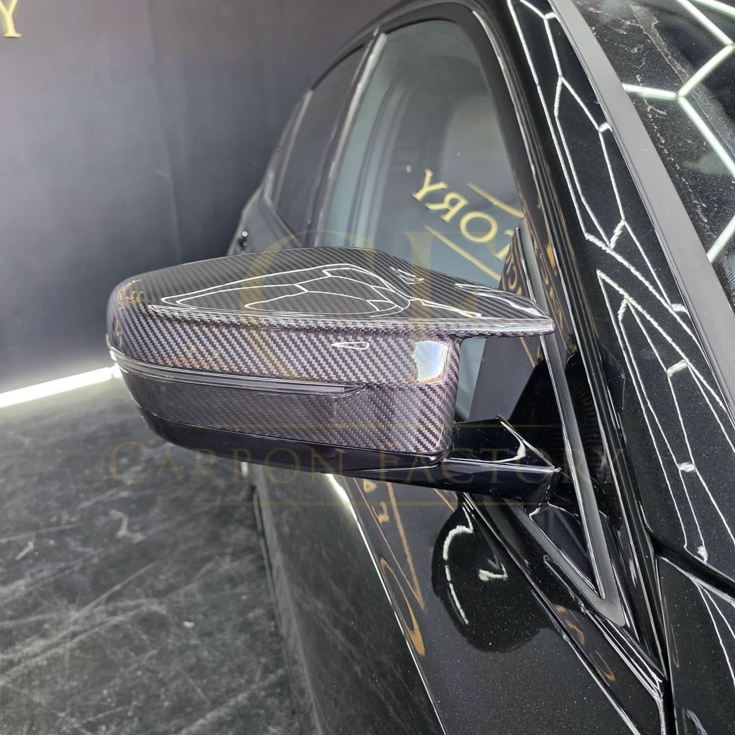 Pre-Preg Carbon Fibre Replacement Mirror Covers for BMW G87 M2 G80 M3 G82 G83 M4 20-Present - Carbon Factory