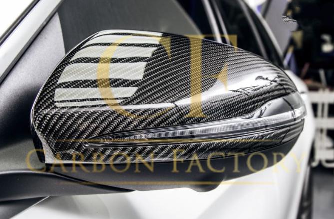 Mercedes Benz W205 W213 W253 W222 Pre-preg Carbon Fibre Replacement Mirror Covers by Carbon Factory - Carbon Factory