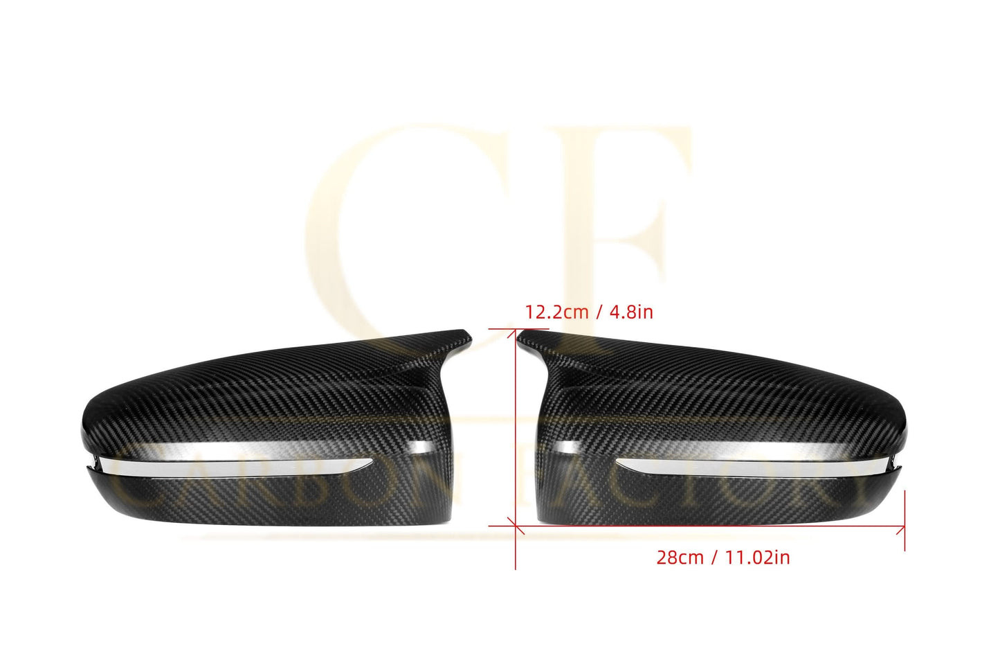MP Style Pre-Preg Carbon Fibre Replacement Mirror Covers for BMW F90 M5 F91 F92 F93 M8 17-24 - Carbon Factory