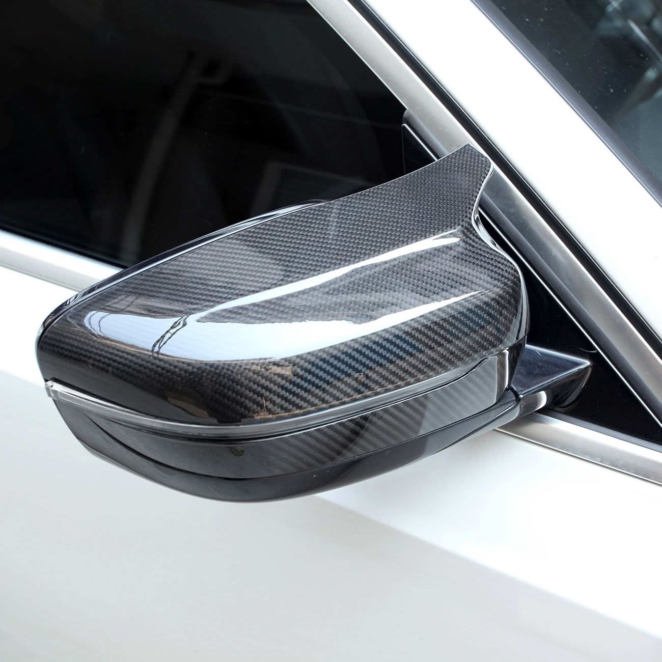 MP Style Pre-Preg Carbon Fibre Replacement Mirror Covers for BMW G11 G12 7 Series 15-22 - Carbon Factory