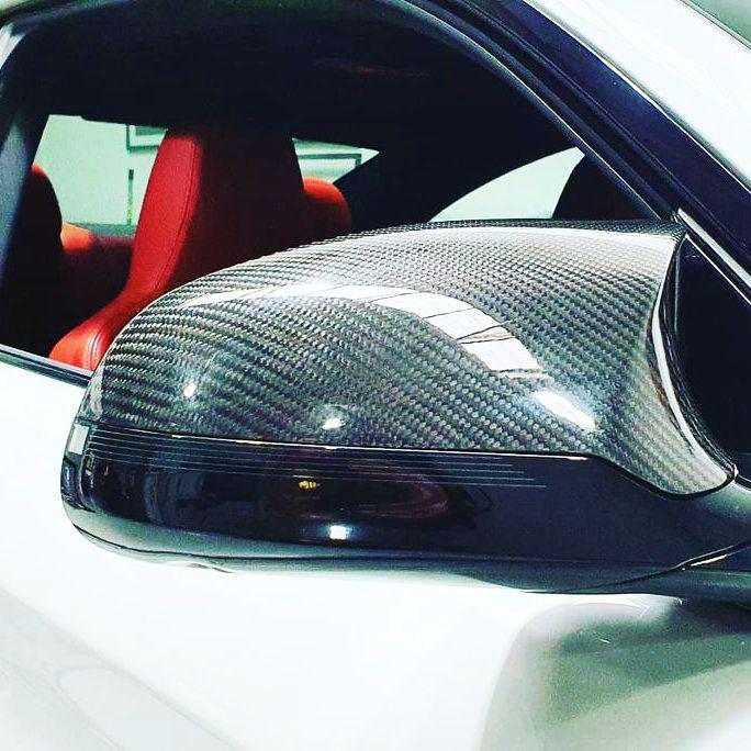 Pre-Preg Carbon Fibre Replacement Mirror Covers for BMW F80 M3 F82 F83 M4 F87 M2 Comp 14-20 - Carbon Factory