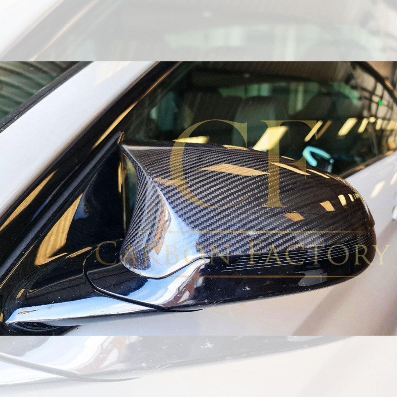 Pre-Preg Carbon Fibre Replacement Mirror Covers for BMW F80 M3 F82 F83 M4 F87 M2 Comp 14-20 - Carbon Factory