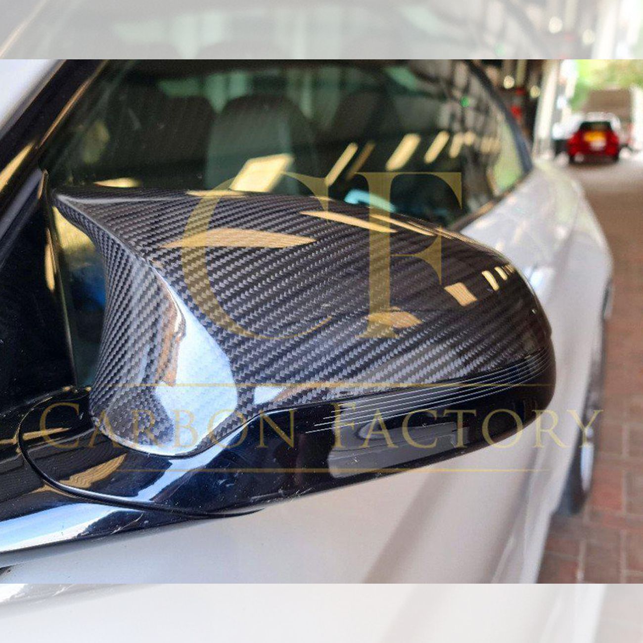 Pre-Preg Carbon Fibre Replacement Mirror Covers for BMW F80 M3 F82 F83 M4 F87 M2 Comp 14-20 - Carbon Factory