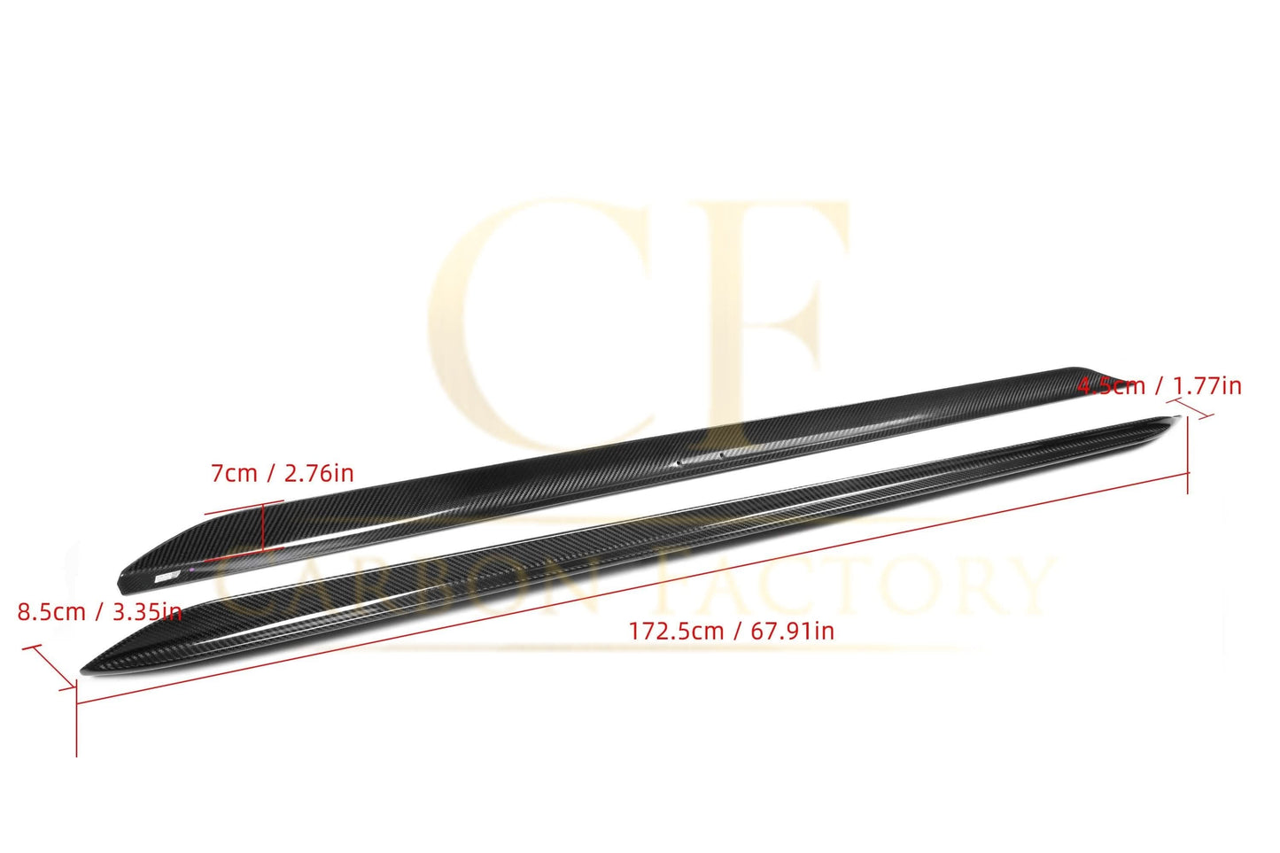CF Style Pre-Preg Carbon Fibre Side Skirts for BMW G20 3 Series M Sport 19-Present - Carbon Factory
