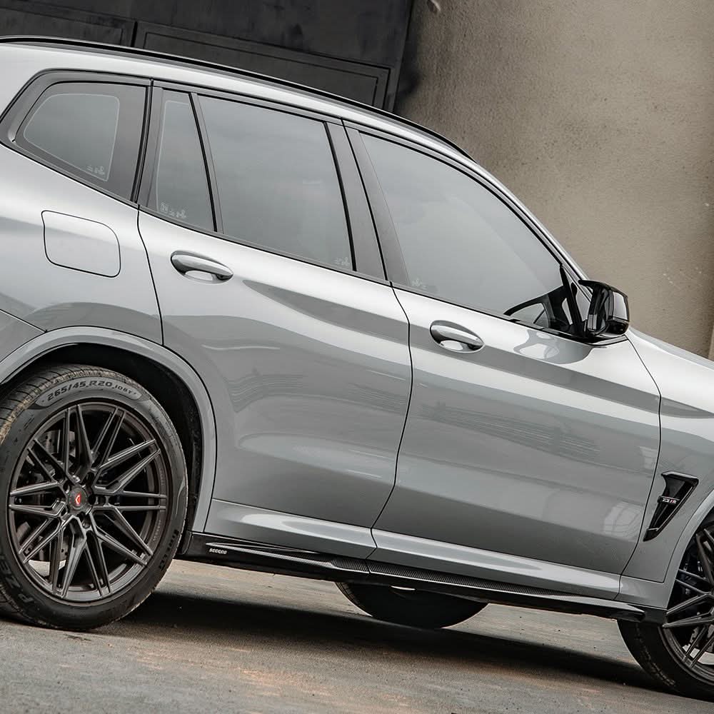 DS Style Pre-Preg Carbon Fibre Side Skirts for BMW G01 X3 G08 IX3 LCI 22-25 - Carbon Factory
