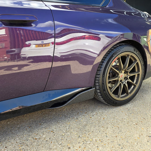 MP Style Pre-Preg Carbon Fibre Side Skirts for BMW 2 Series G42 Coupe 21-Present - Carbon Factory