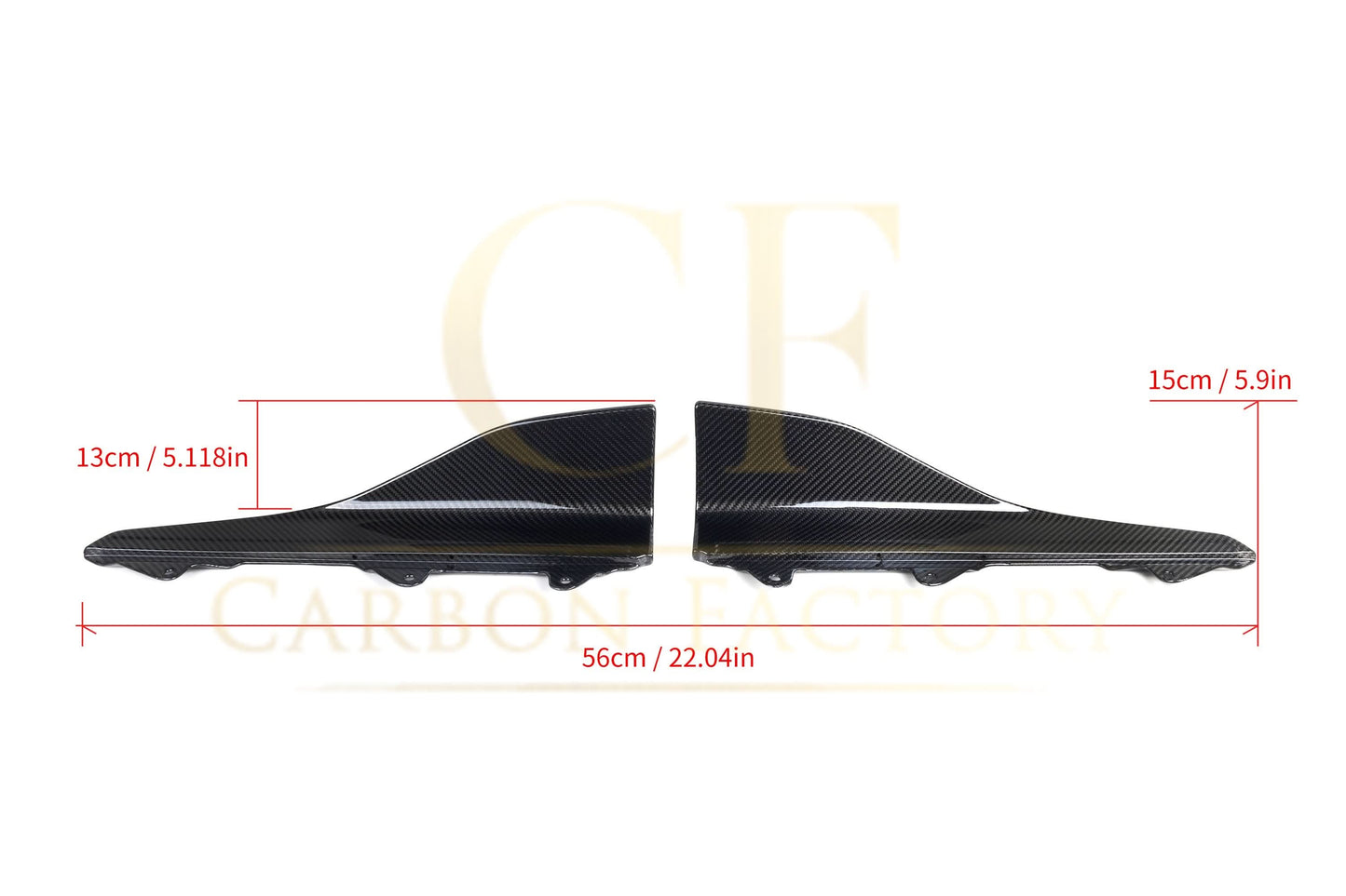MP Style Pre-Preg Carbon Fibre Side Skirts for BMW F22 2 Series F87 M2 16-21 - Carbon Factory
