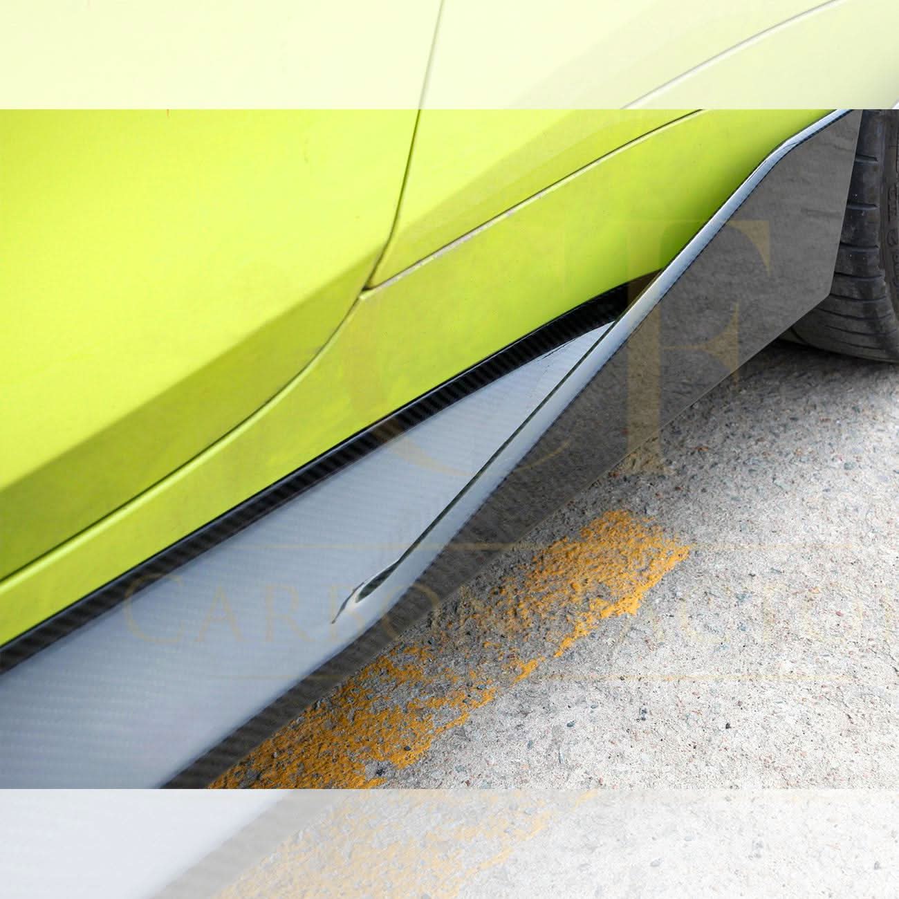Pre-Preg Carbon fibre side skirts for BMW G82 G83 M4, featuring sleek design and high-quality carbon fibre finish.