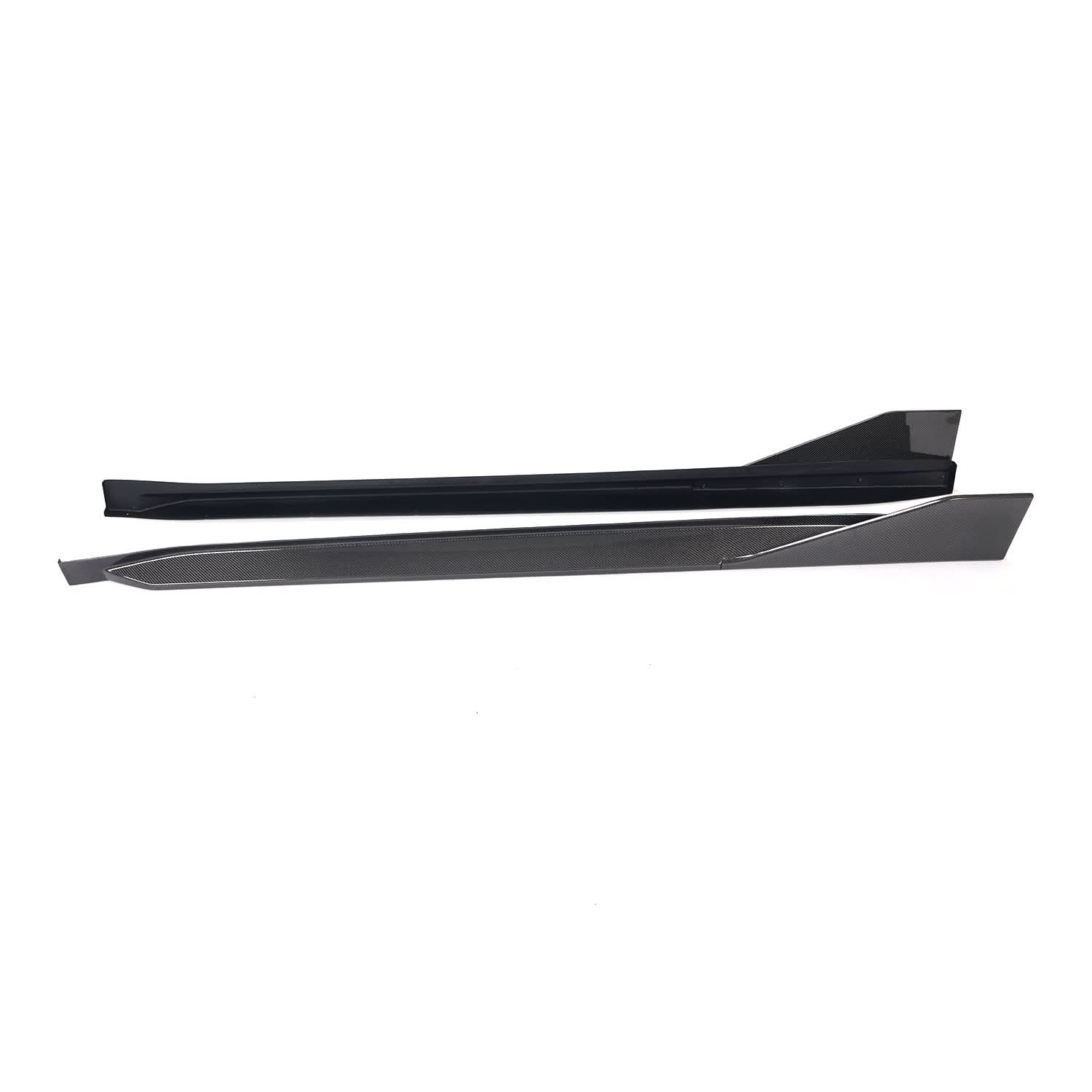 Pre-Preg Carbon fibre side skirts for BMW G82 G83 M4, showcasing sleek, lightweight aerodynamic design for sporty appearance.