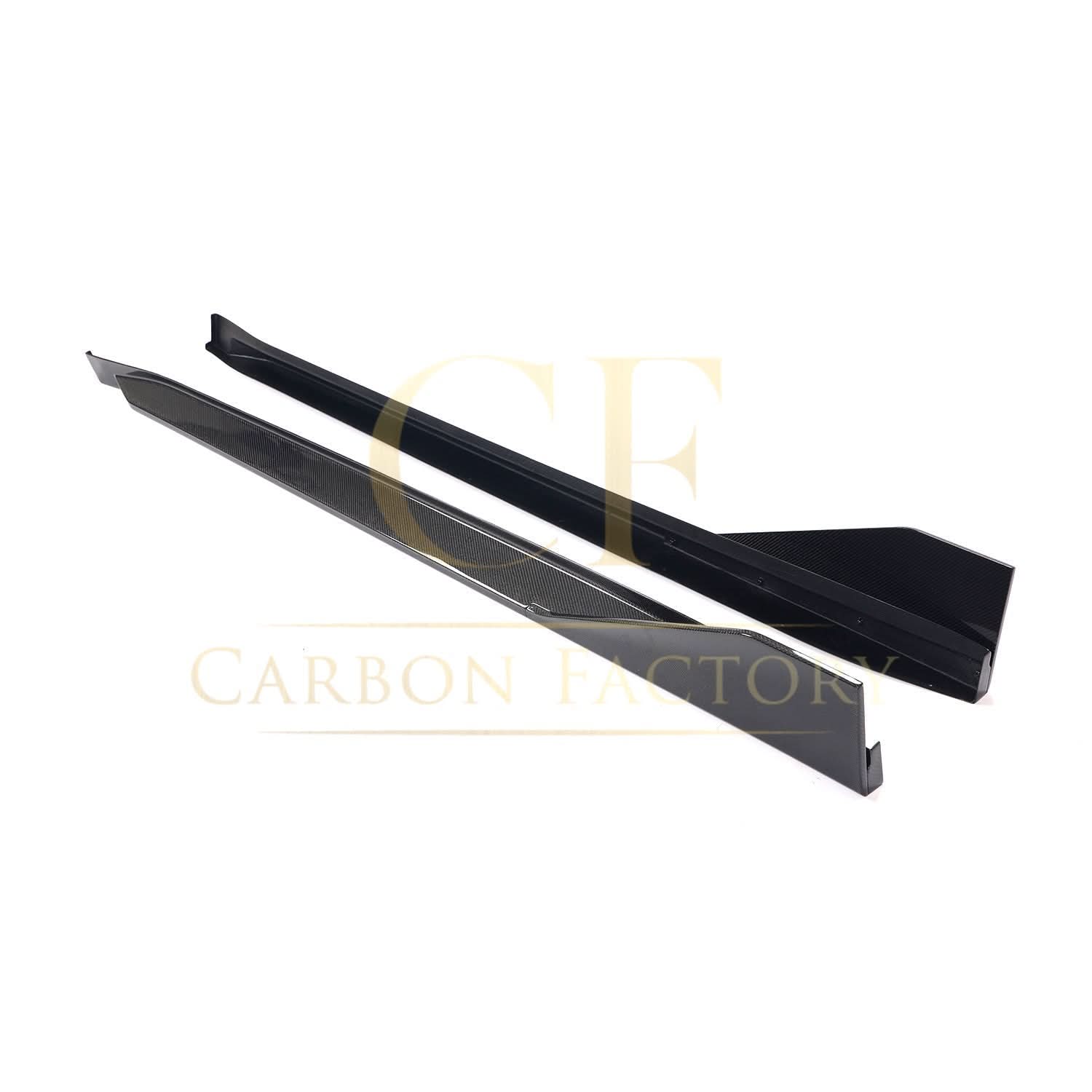 Pre-Preg Carbon fibre side skirts for BMW G82 G83 M4 2021-present, featuring sleek aerodynamic design and high-quality carbon material.