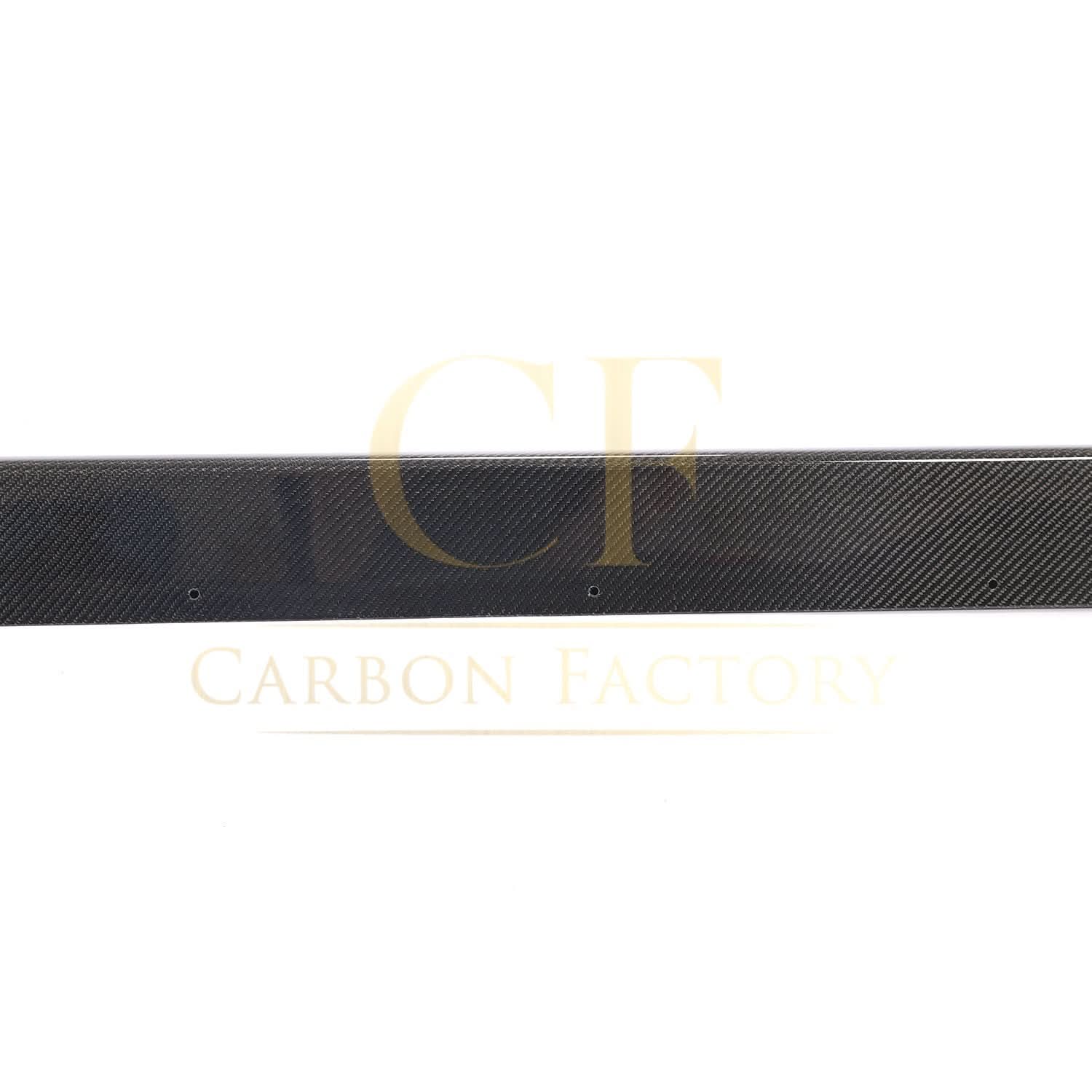 Pre-Preg Carbon fibre side skirts for BMW G82 G83 M4 2021-present, showcasing sleek carbon fibre finish and aerodynamic design.