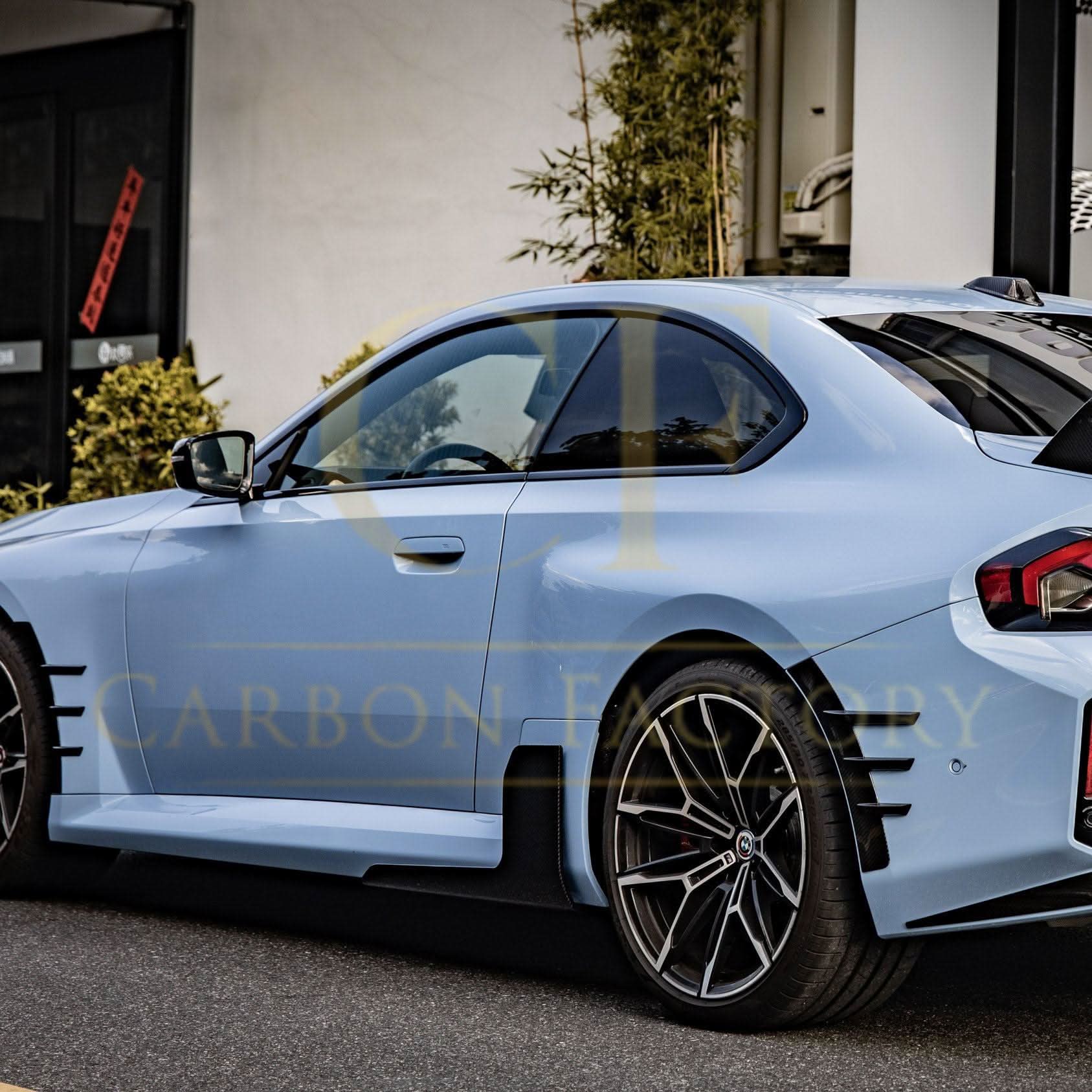 MP Style Pre-Preg Carbon Fibre Side Skirts for BMW G87 M2 23-Present - Carbon Factory