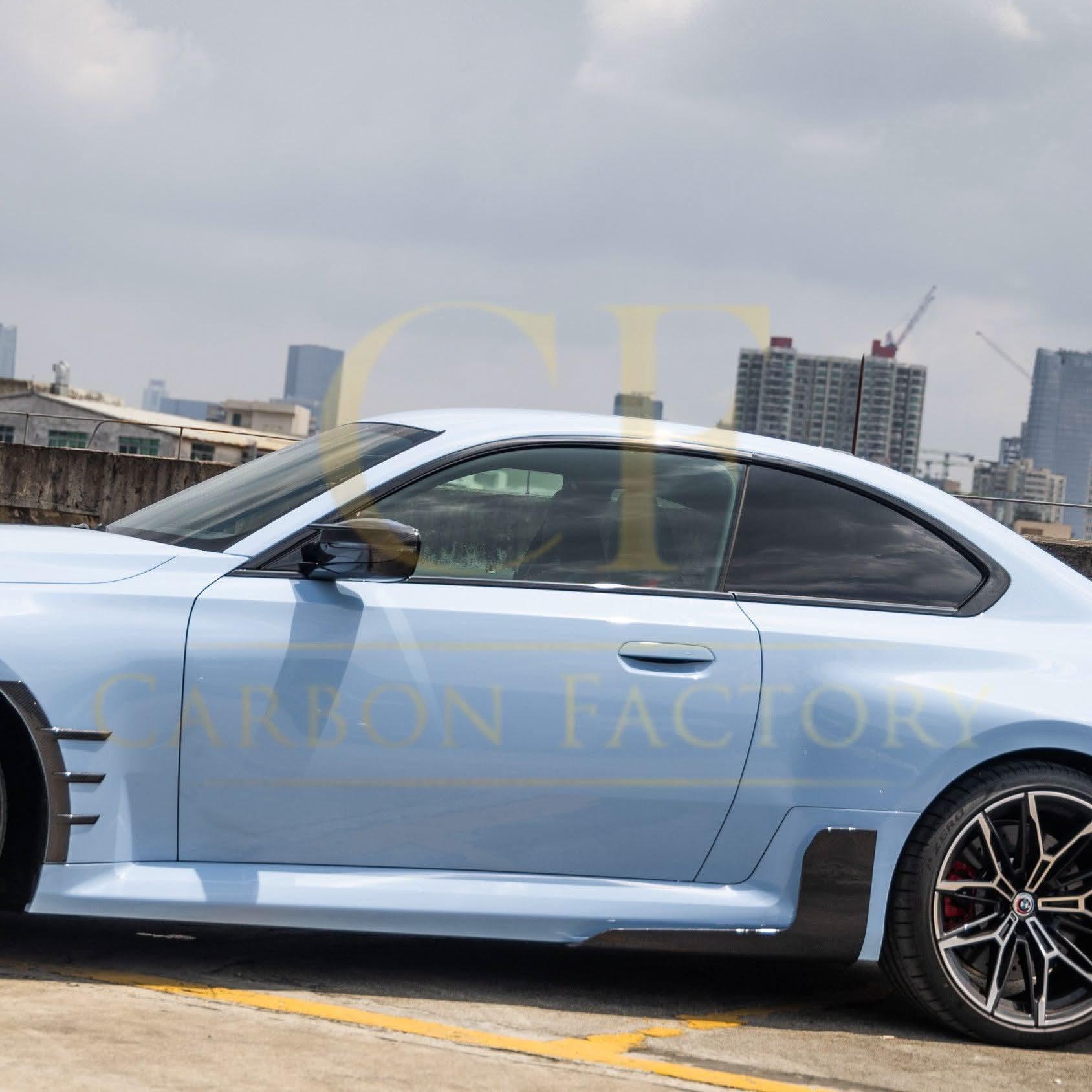 MP Style Pre-Preg Carbon Fibre Side Skirts for BMW G87 M2 23-Present - Carbon Factory