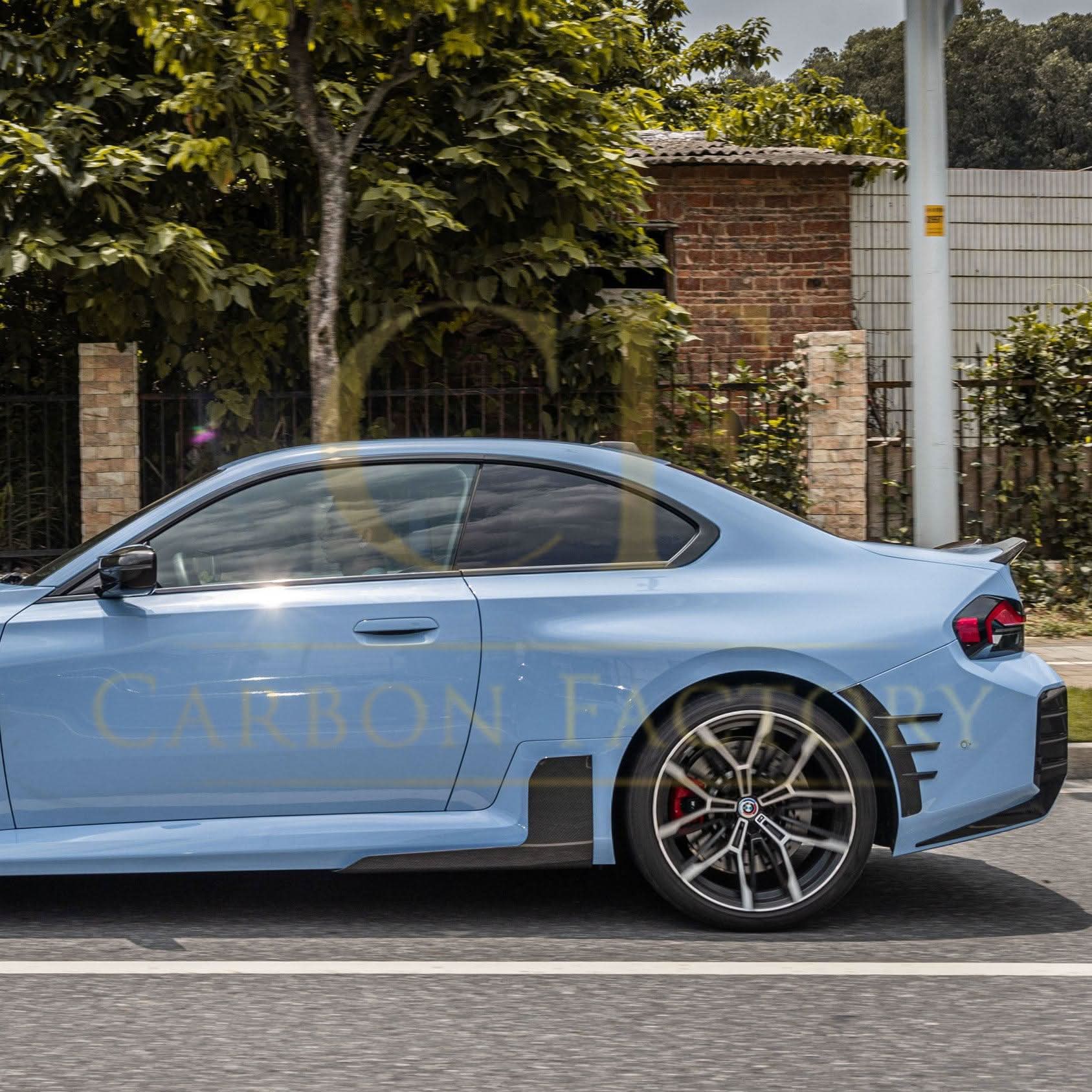 MP Style Pre-Preg Carbon Fibre Side Skirts for BMW G87 M2 23-Present - Carbon Factory