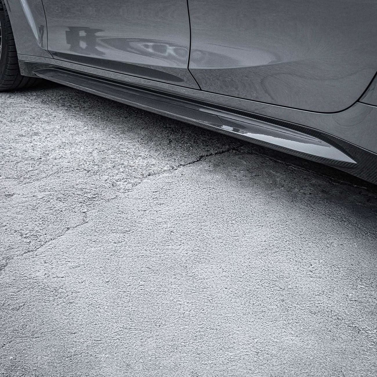 Pre-Preg Carbon Fibre Side Skirts for BMW G82 G83 M4 21-Present - Carbon Factory