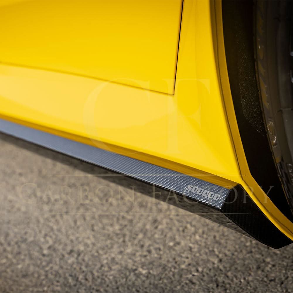 SQ-A Style Pre-Preg Carbon Fibre Side Skirts for BMW G90 G99 M5 2025-Present - Carbon Factory