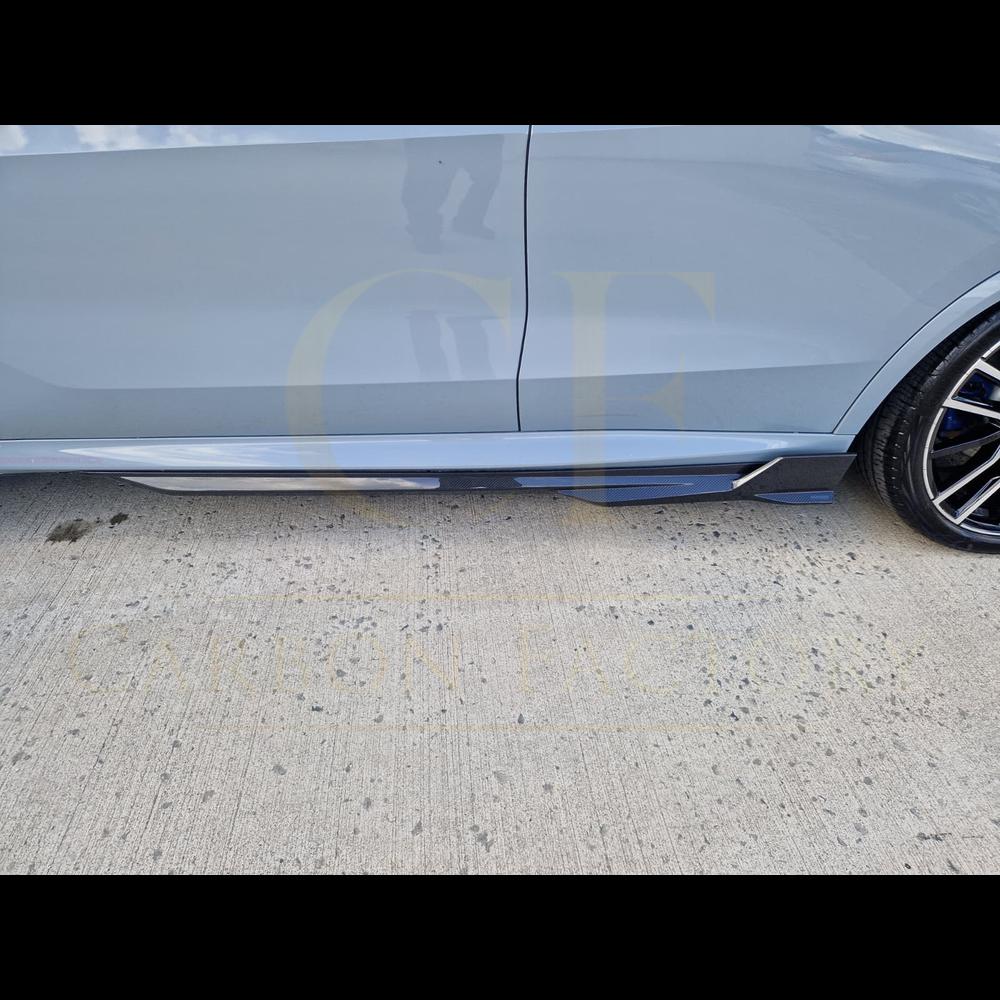 SQ Style Pre-Preg Carbon Fibre Side Skirts for BMW G05 X5 F95 LCI 23-25 - Carbon Factory