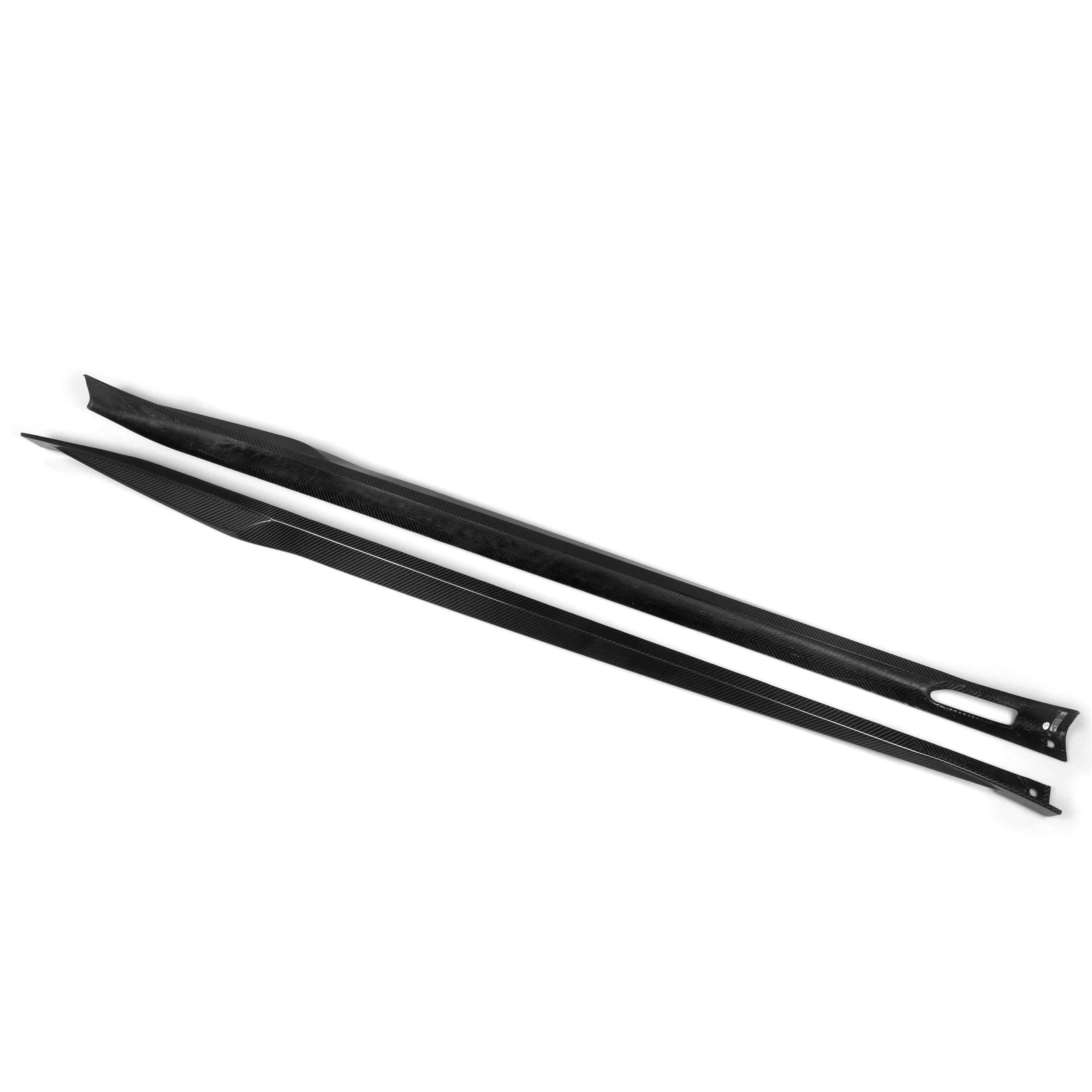 V Style Pre-Preg Carbon Fibre Side Skirts for BMW F97 X3M F98 X4M LCI 22-24 - Carbon Factory