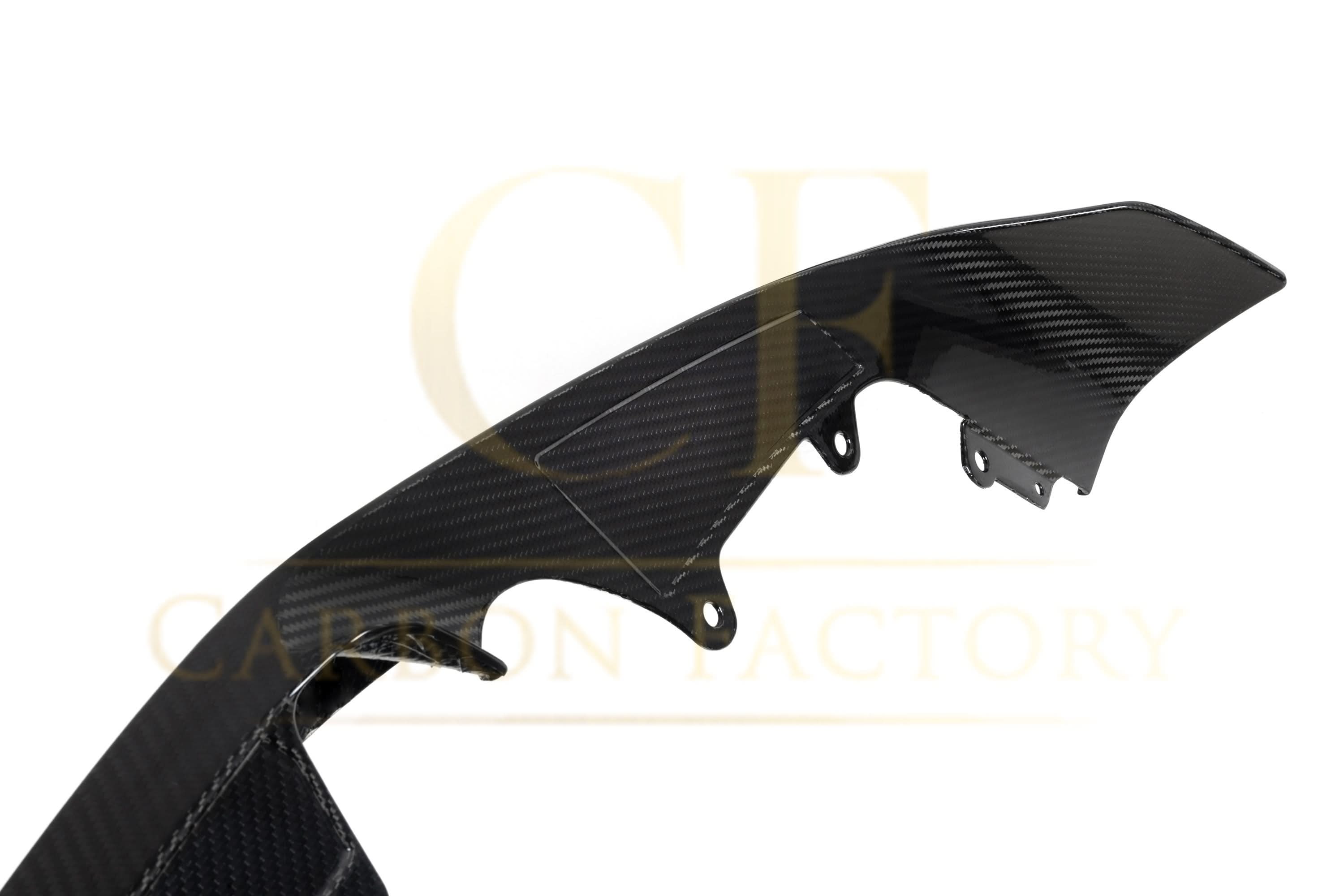 CF Style Pre-Preg Carbon Fibre Front Splitter for BMW F87 M2C 19-22 - Carbon Factory