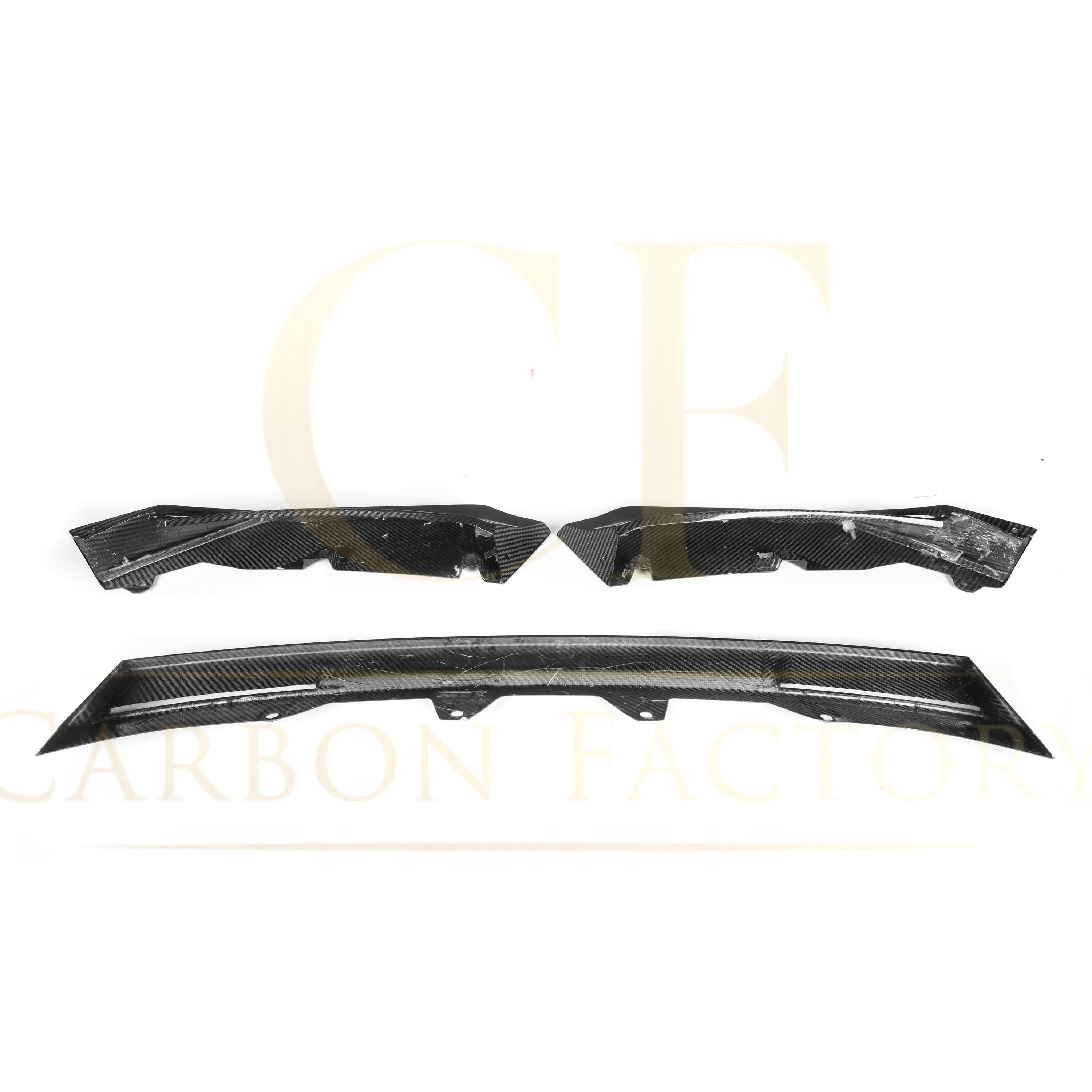 CF Style Pre-Preg Carbon Fibre Front Splitter for BMW G80 M3 G82 G83 M4 21-Present - Carbon Factory