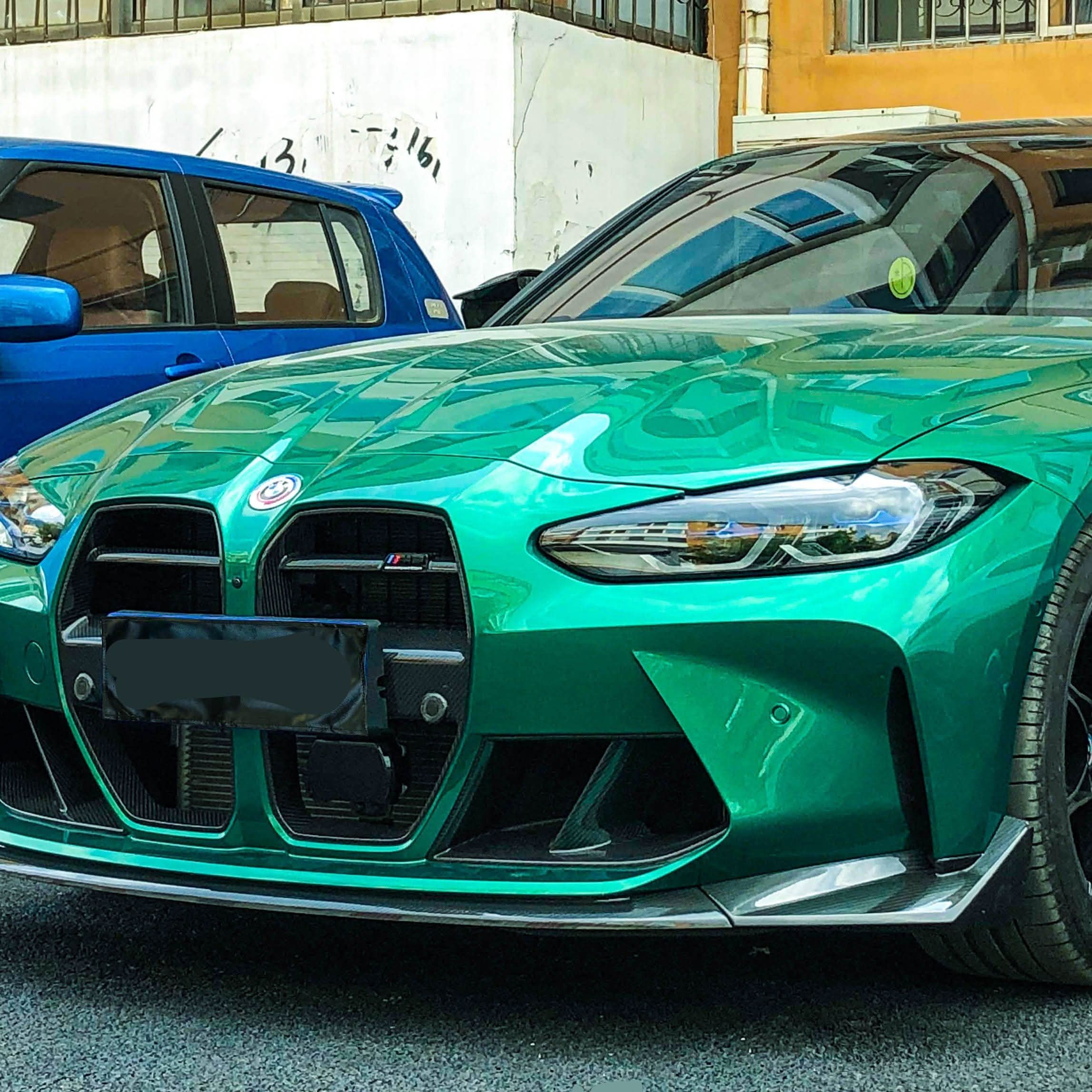 CS Style Pre-Preg Carbon Fibre Front Splitter for BMW G80 M3 G82 G83 M4 21-Present - Carbon Factory
