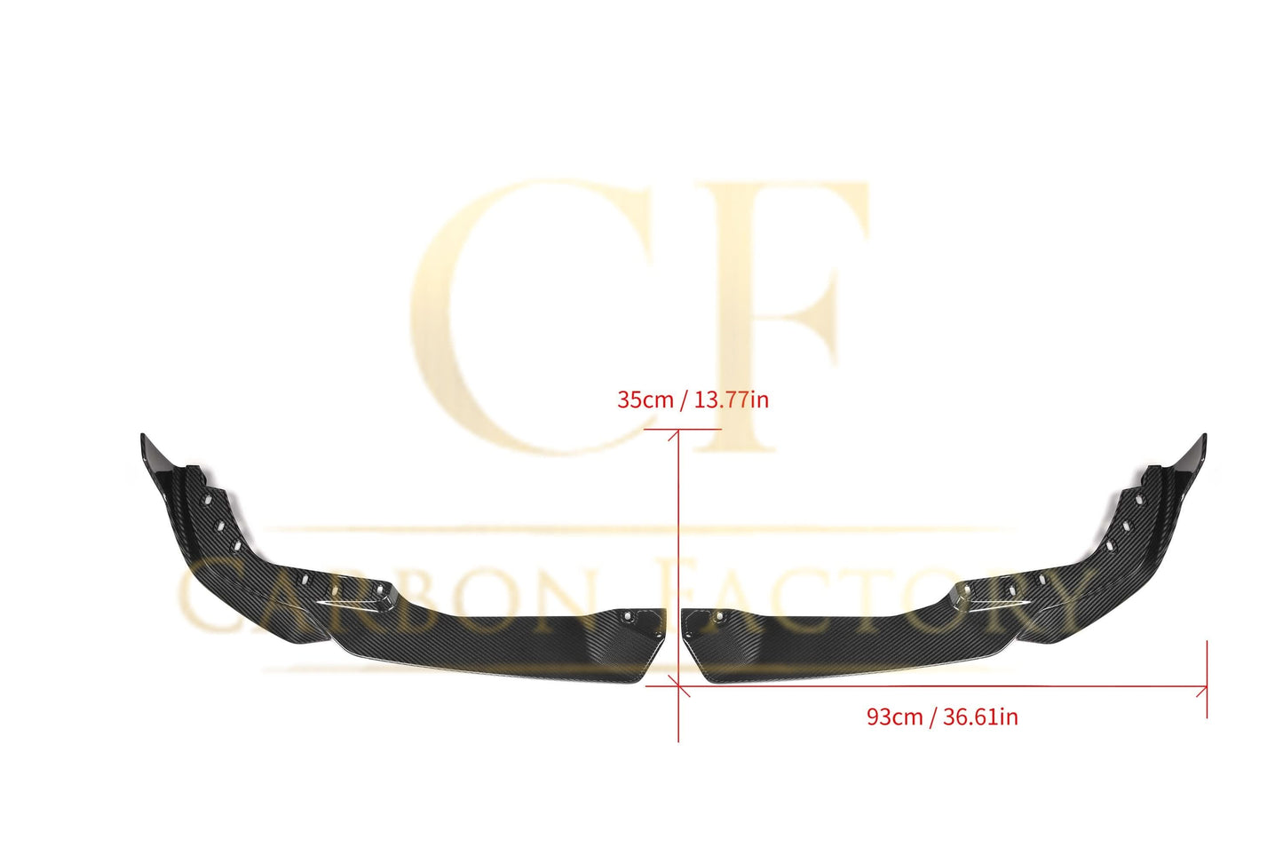 MP Style Carbon Fibre Front Splitter for BMW G20 G28 3 Series LCI M Sport 22-25 - Carbon Factory