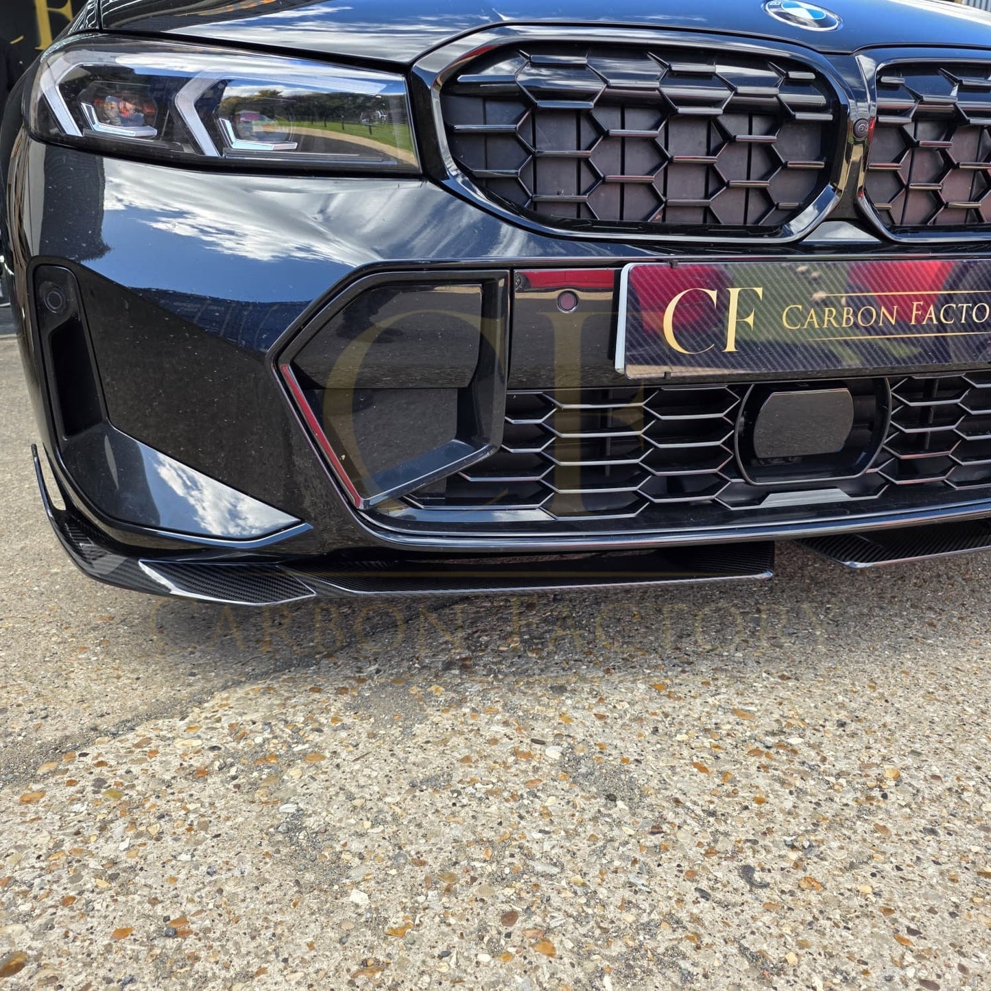 MP Style Carbon Fibre Front Splitter for BMW G20 G28 3 Series LCI M Sport 22-25 - Carbon Factory