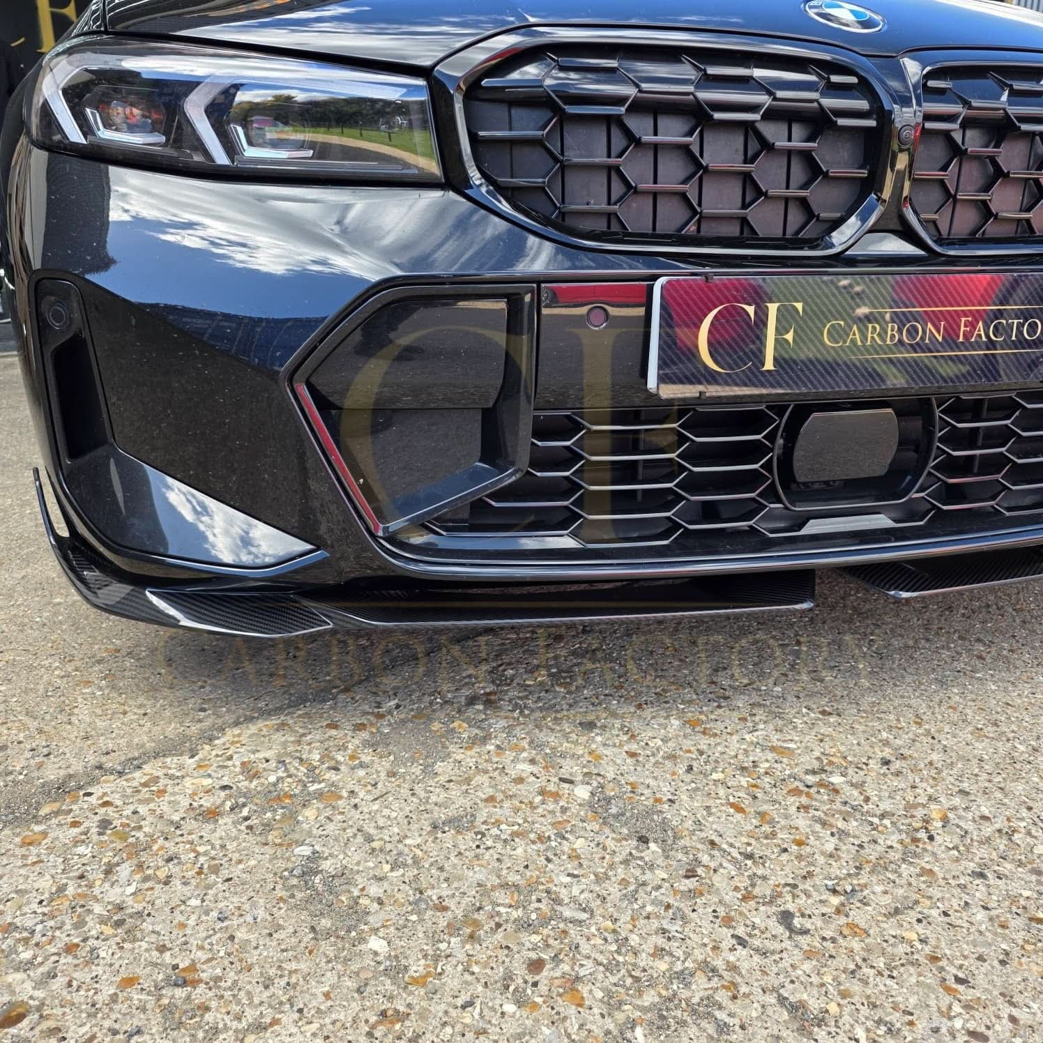 MP Style Carbon Fibre Front Splitter for BMW G20 G28 3 Series LCI M Sport 22-25 - Carbon Factory