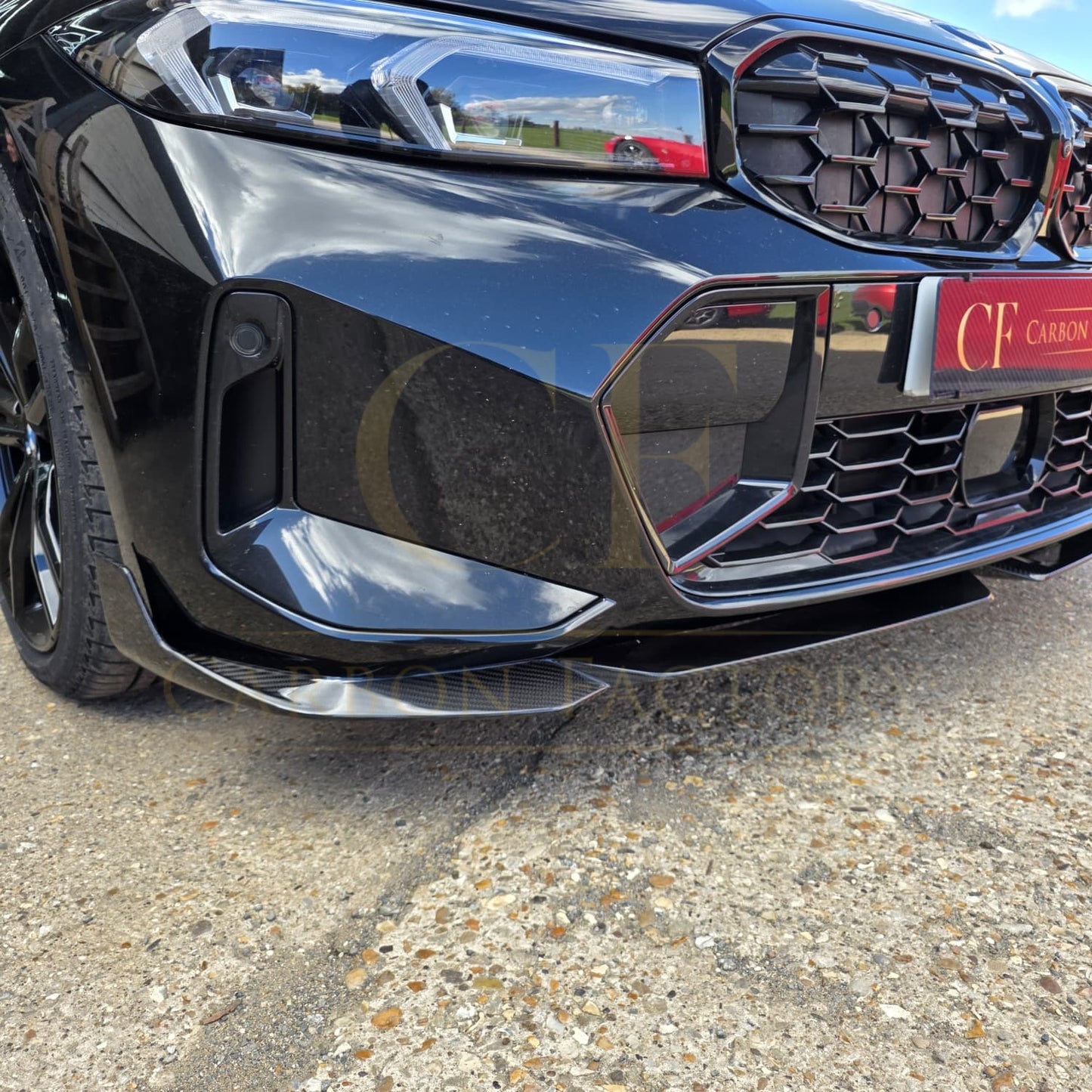 MP Style Carbon Fibre Front Splitter for BMW G20 G28 3 Series LCI M Sport 22-25 - Carbon Factory