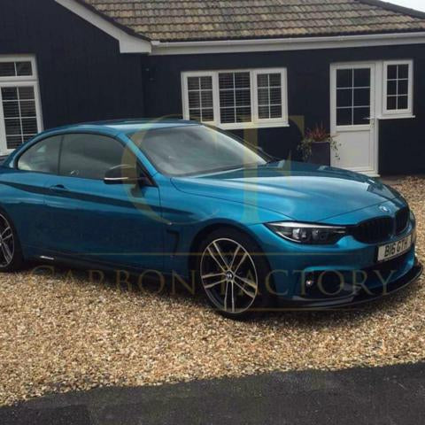 MP Style Pre-Preg Carbon Fibre Front Splitter Covers for BMW F32 F33 F36 4 Series 14-20 - Carbon Factory