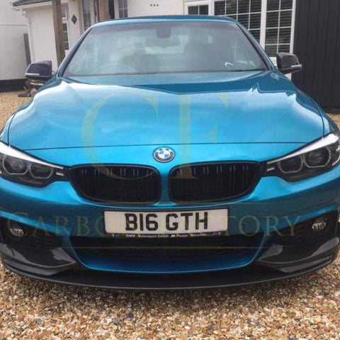 MP Style Pre-Preg Carbon Fibre Front Splitter Covers for BMW F32 F33 F36 4 Series 14-20 - Carbon Factory
