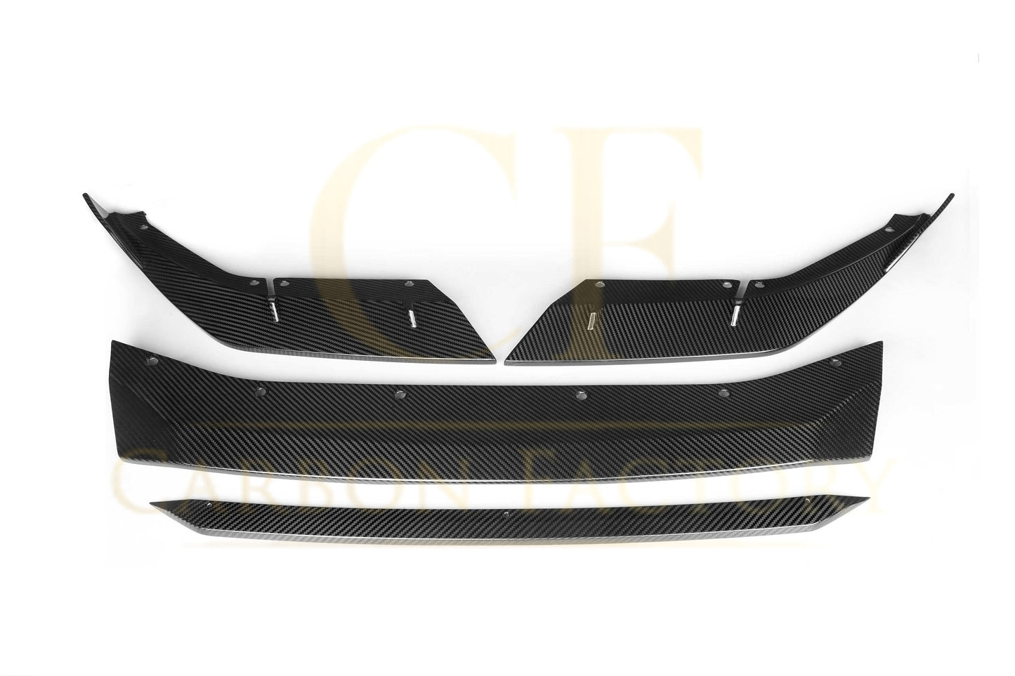 MP Style Pre-Preg Carbon Fibre Front Splitter for BMW F90 M5 LCI 21-24 - Carbon Factory