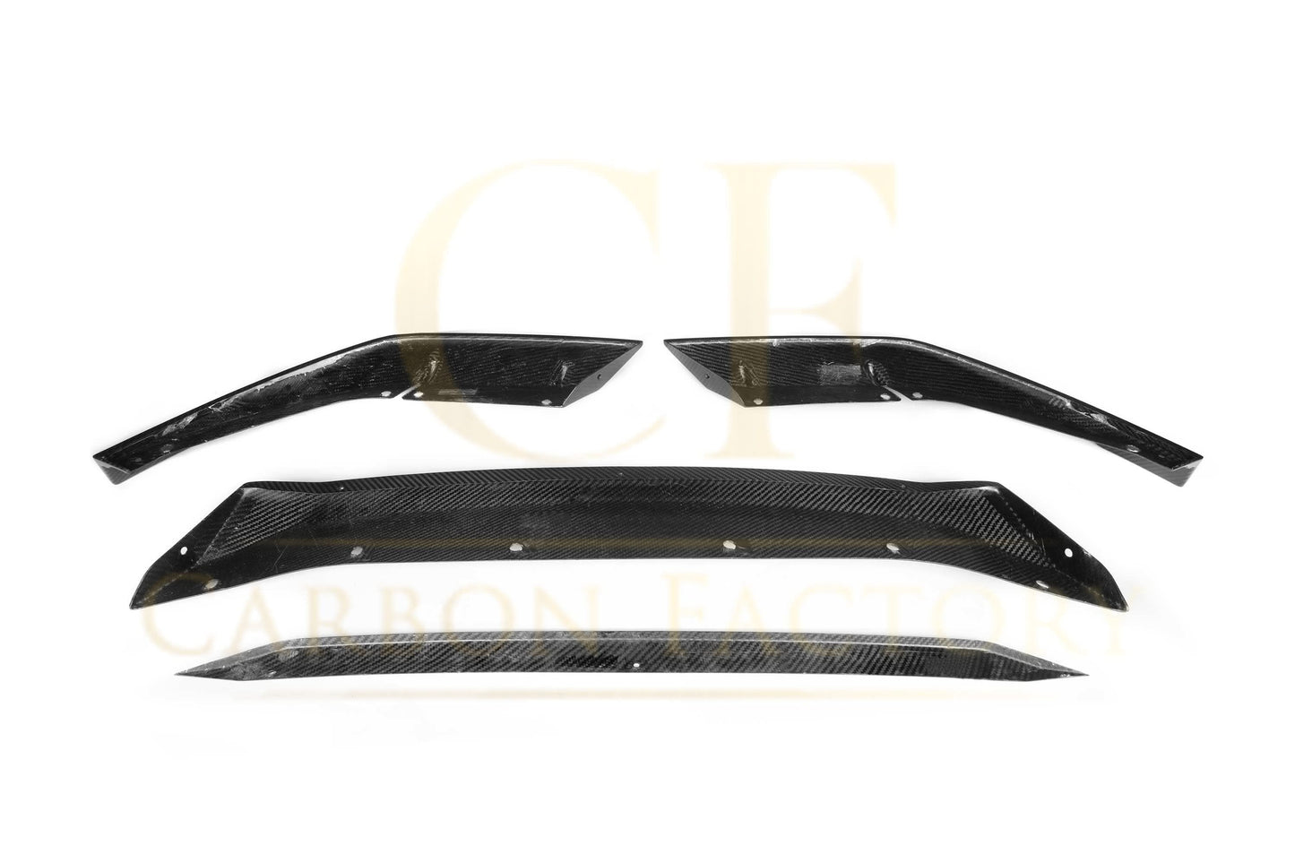MP Style Pre-Preg Carbon Fibre Front Splitter for BMW F90 M5 LCI 21-24 - Carbon Factory