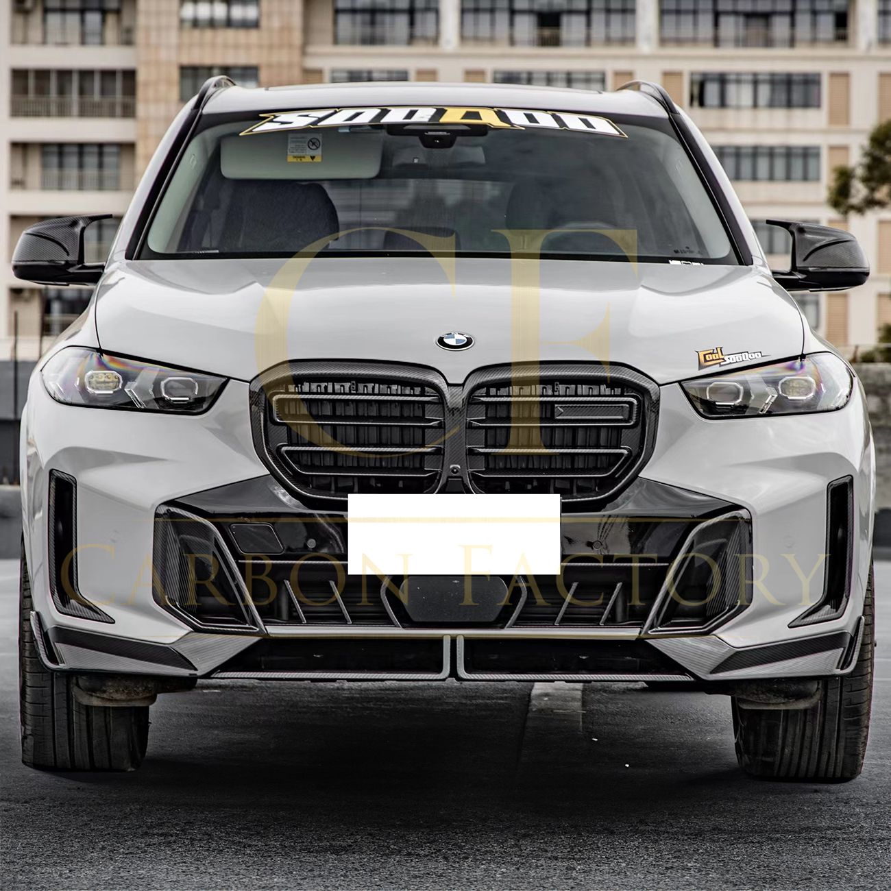 MP Style Pre-Preg Carbon Fibre Front Splitter for BMW G05 X5 LCI 23-25 - Carbon Factory