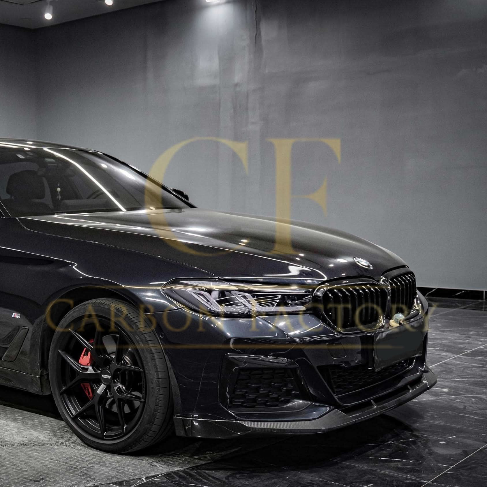 MP Style Pre-Preg Carbon Fibre Front Splitter for BMW G30 5 Series LCI 20-23 - Carbon Factory