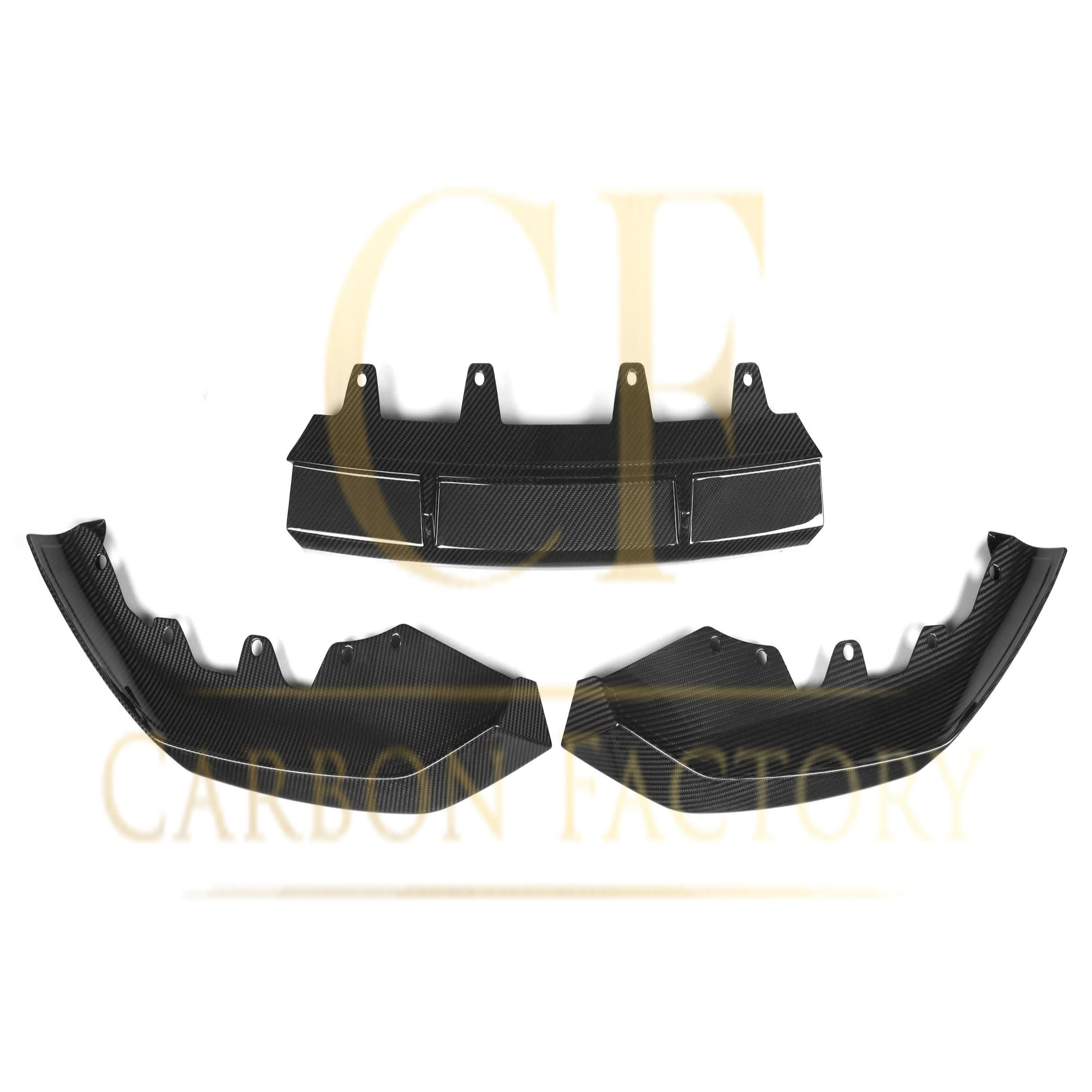 MP Style Pre-Preg Carbon Fibre Front Splitter for BMW G30 5 Series LCI 20-23 - Carbon Factory