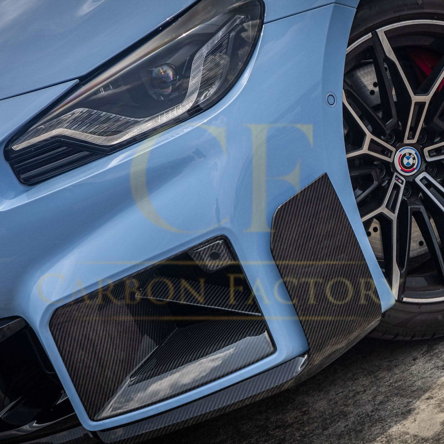 MP Style Pre-Preg Carbon Fibre Front Splitter for BMW G87 M2 23-Present - Carbon Factory