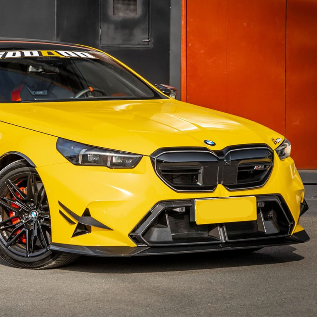 SQ-A Style Pre-Preg Carbon Fibre Front Splitter for BMW G90 G99 M5 2025-Present - Carbon Factory